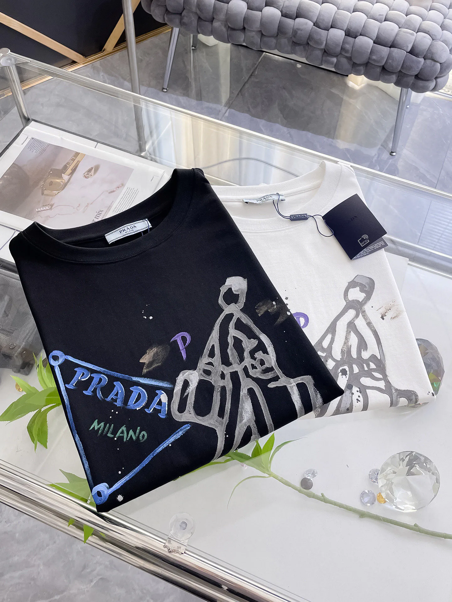 Футболки Мужские Prada 17579760