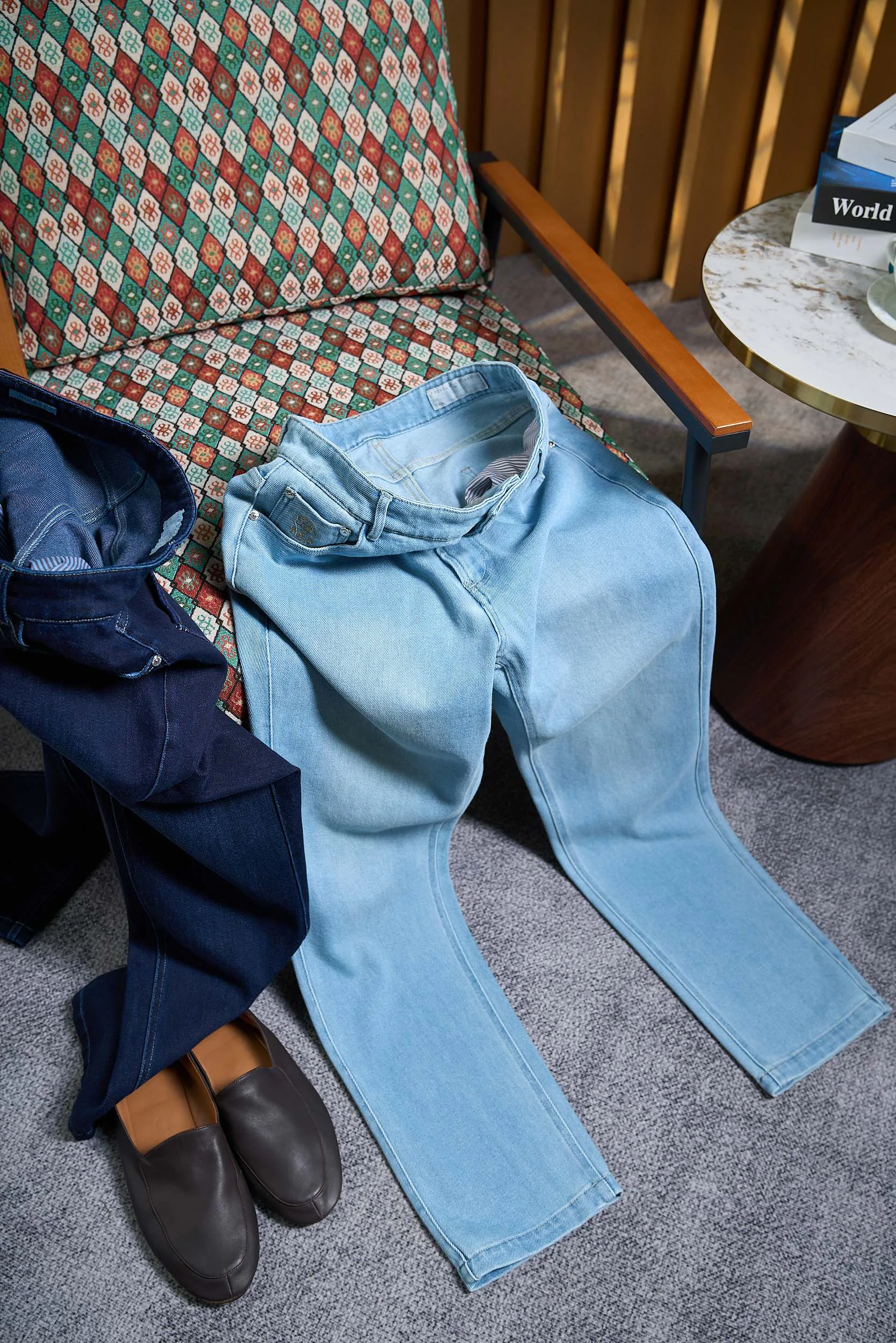 Джинсы Мужские Brunello Cucinelli 714928