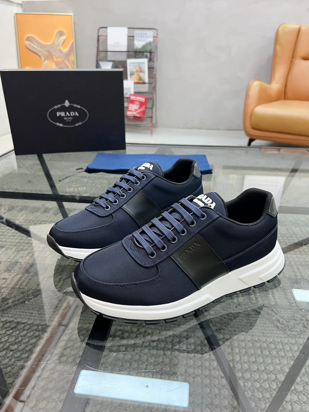 Кроссовки Мужские Prada 17950923