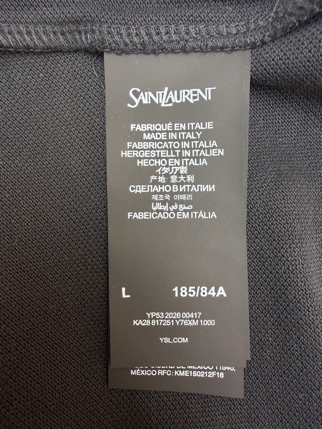 Рубашки Мужские Saint Laurent 5405635