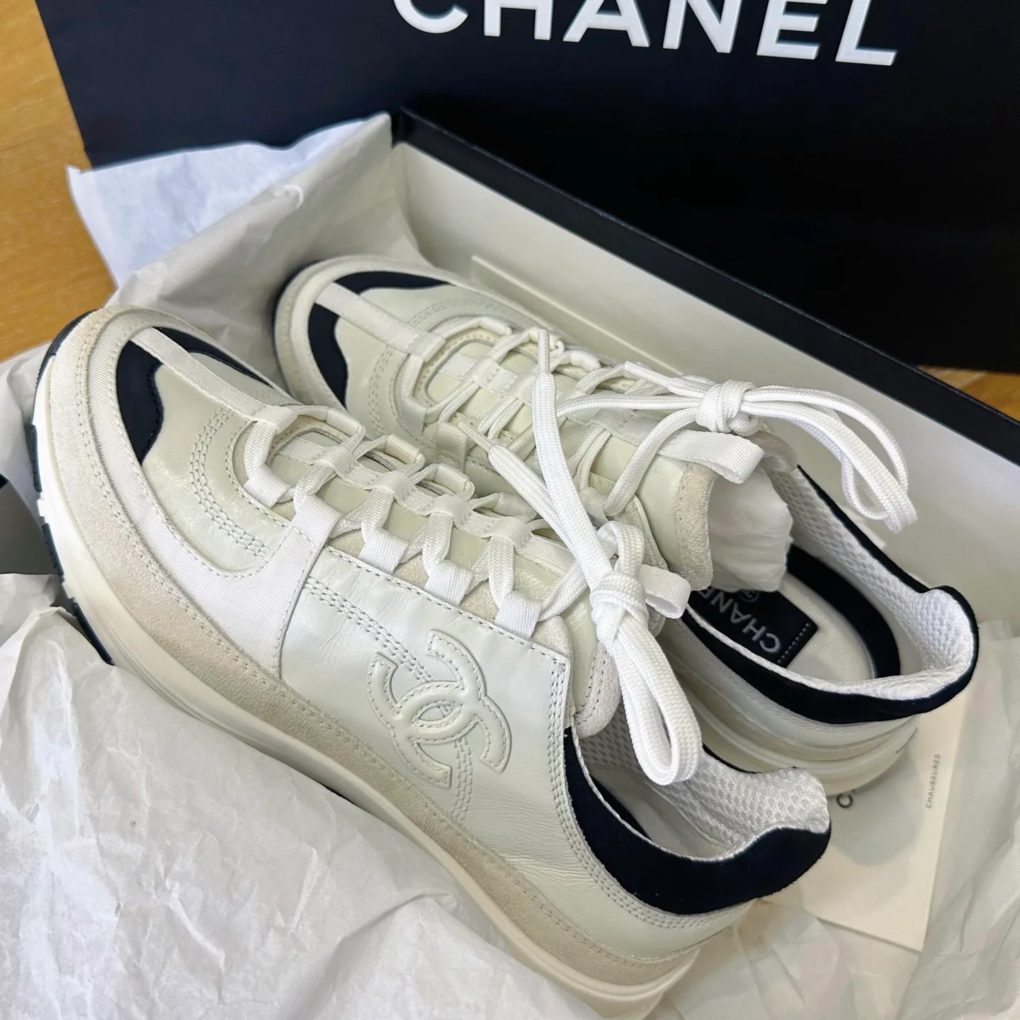 Кроссовки Женские Chanel 1468281