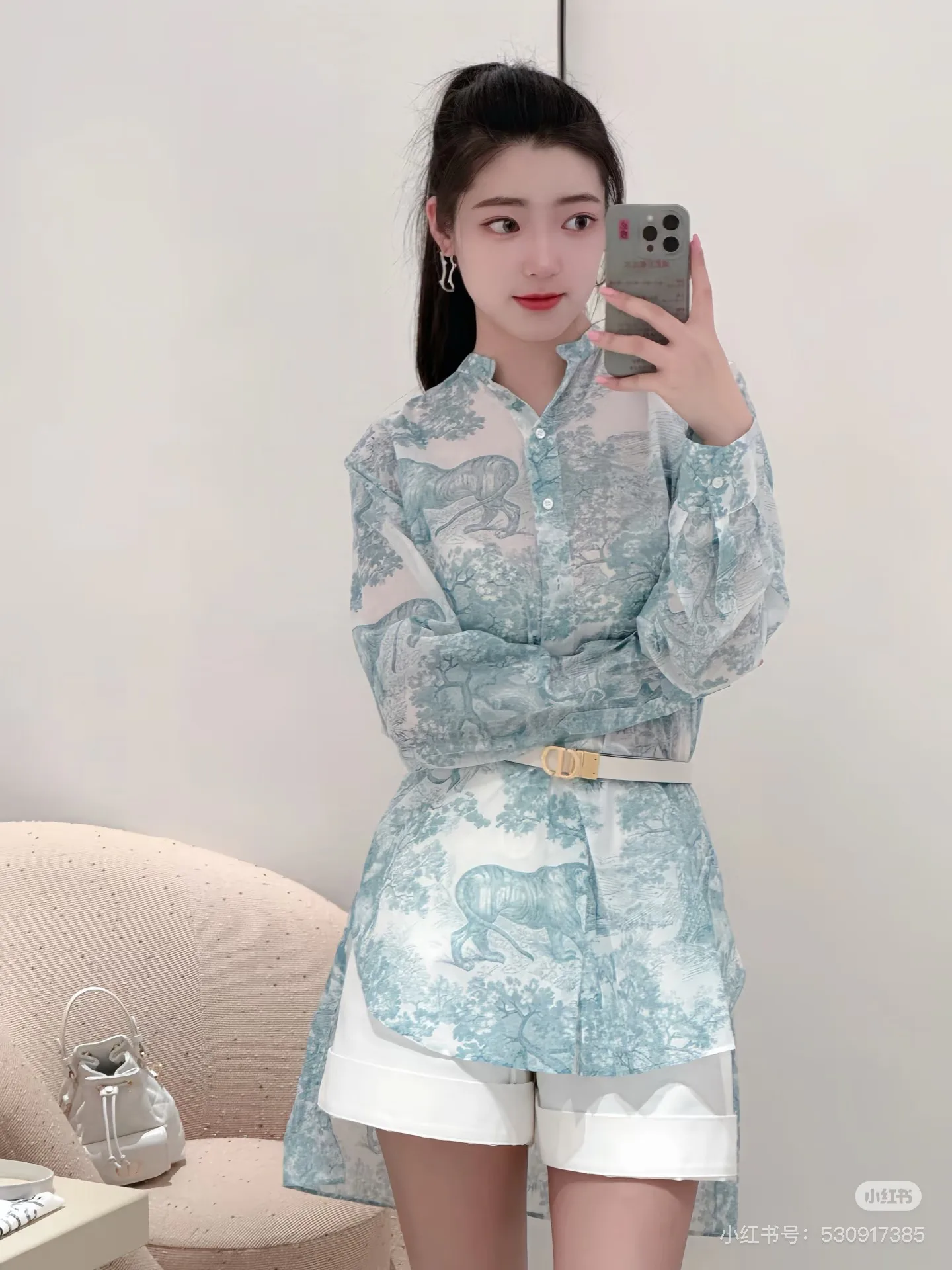 Рубашки Женские Christian Dior 9808641