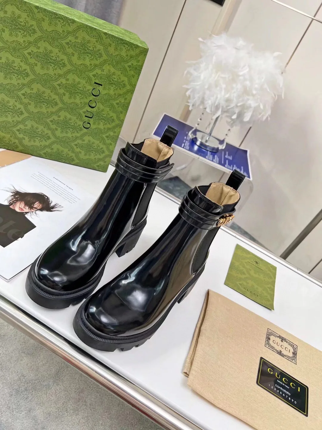 Ботинки Женские Gucci 5350848