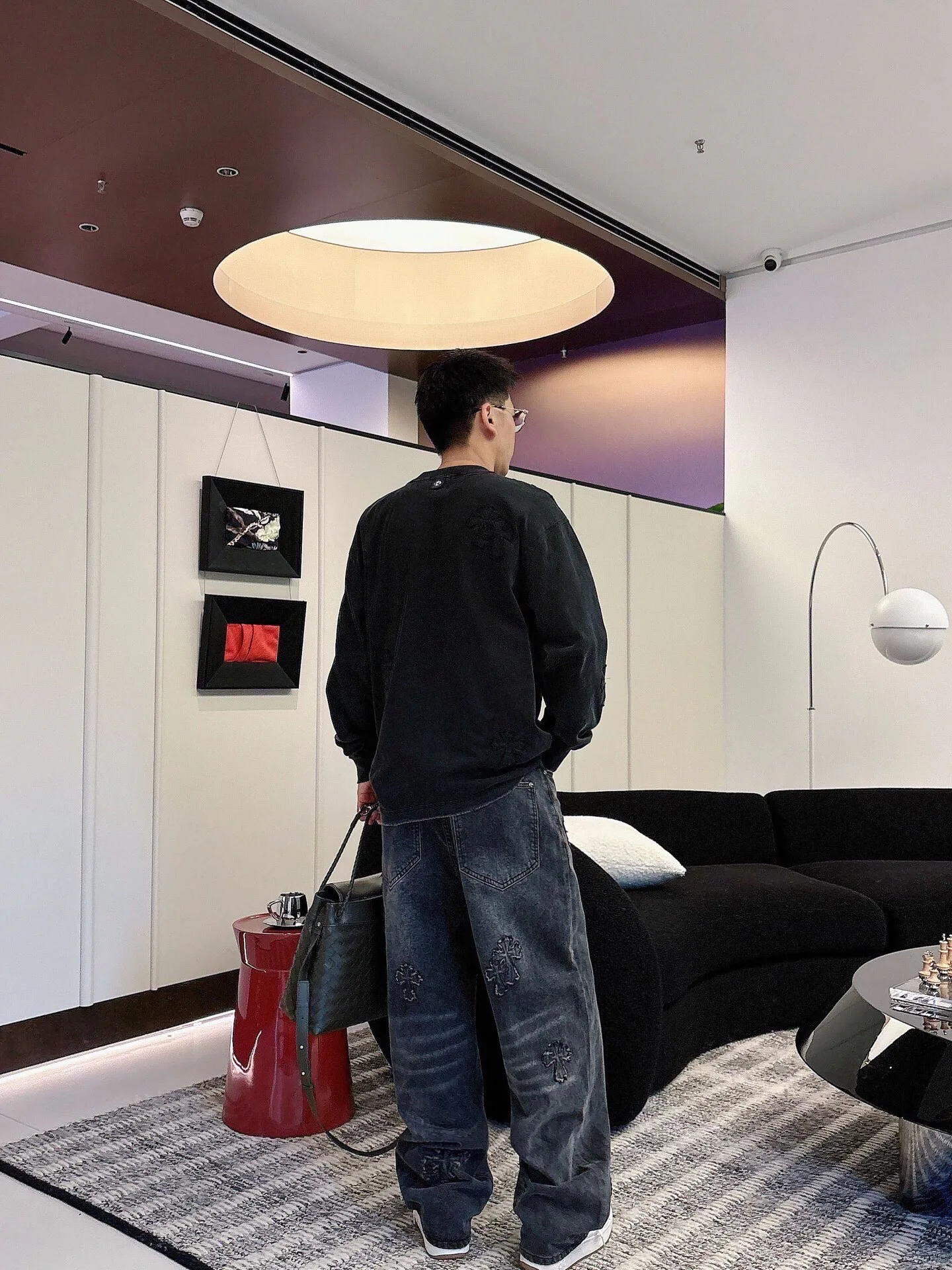 Лонгсливы Мужские Chrome Hearts 2237985