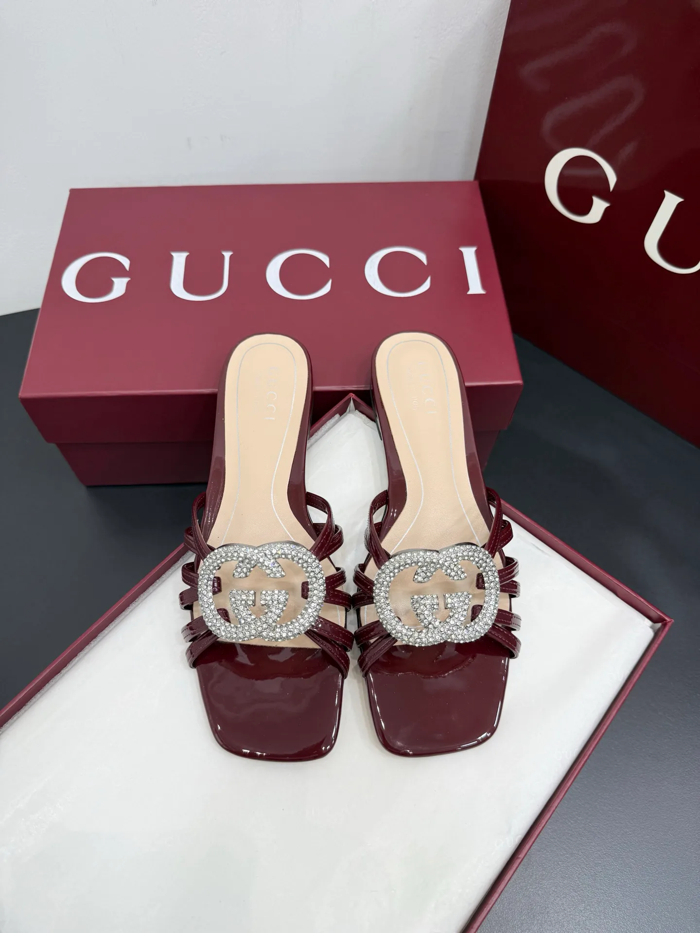 Шлепанцы Женские Gucci 457922