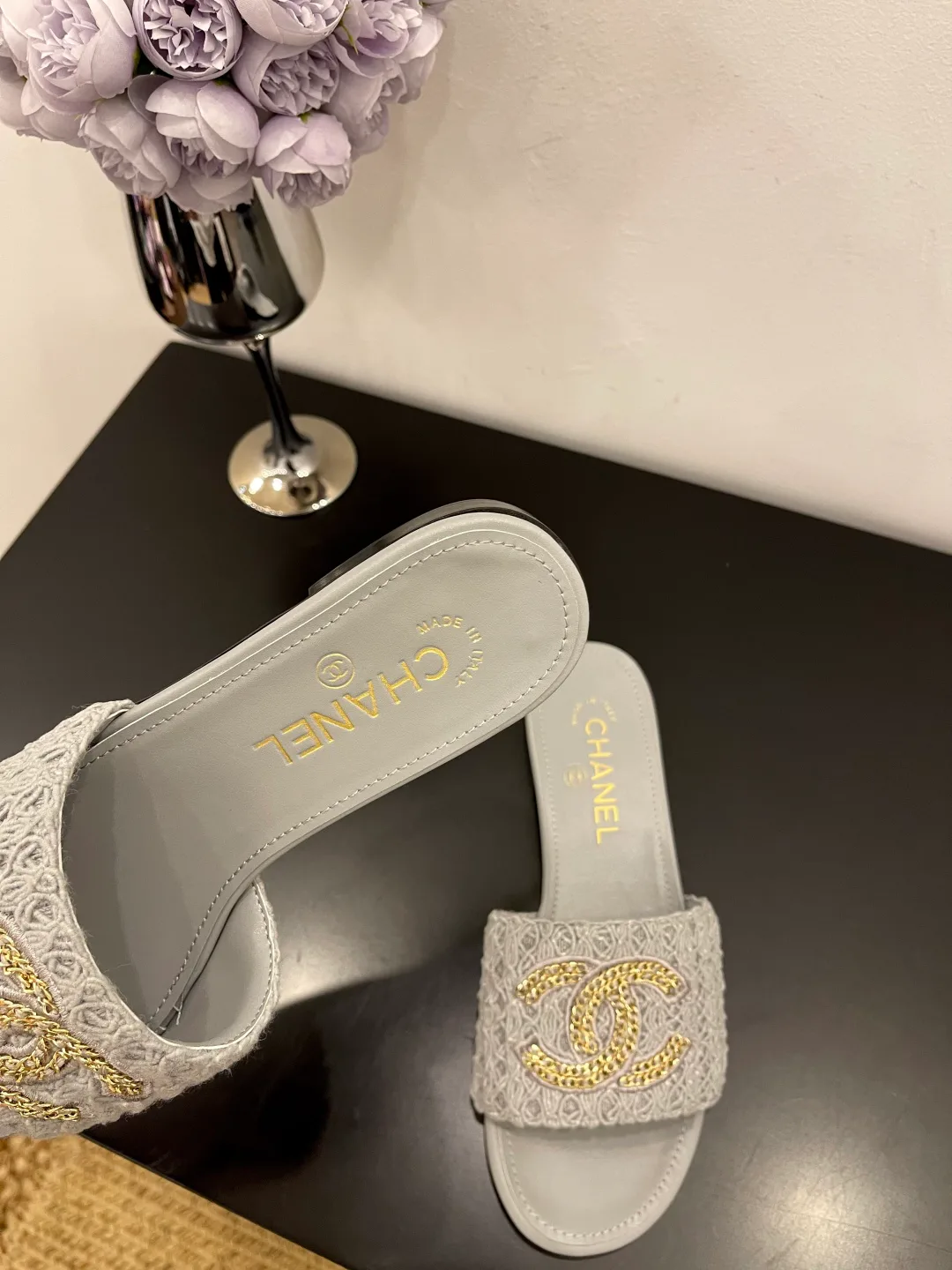 Шлепанцы Женские Chanel 48857
