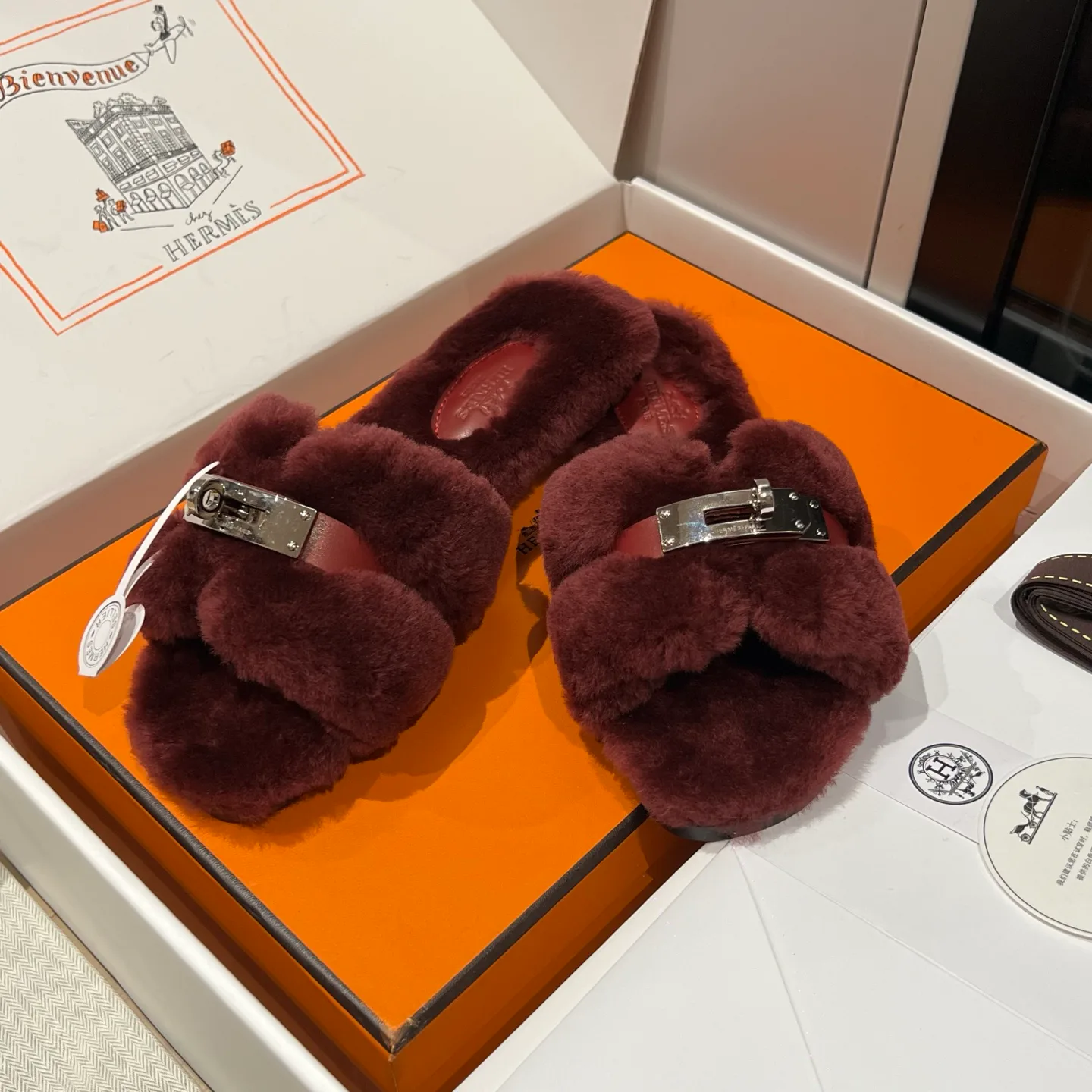 Тапочки Женские Hermes 584186