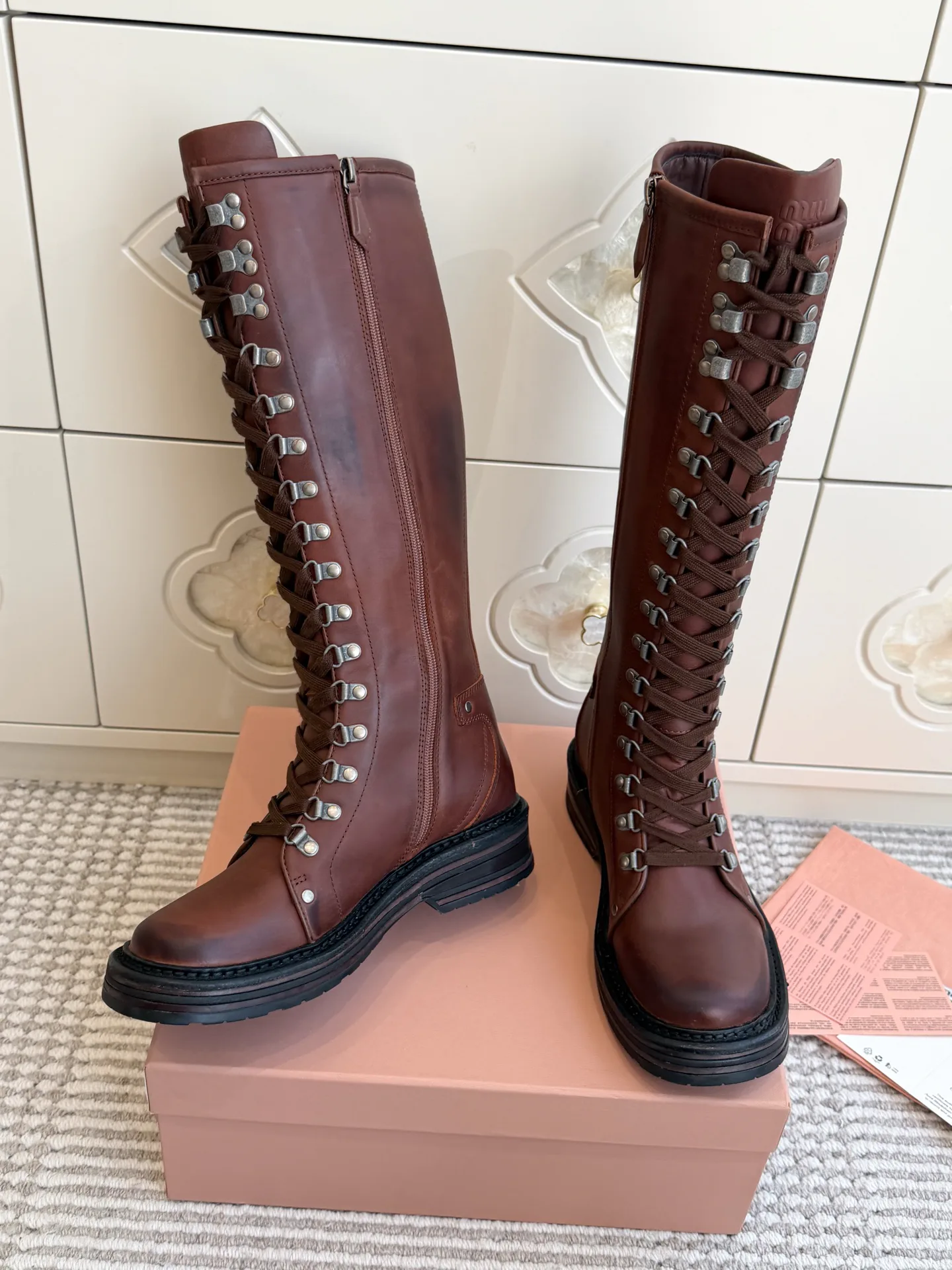 Ботинки Женские Miu Miu 17943211