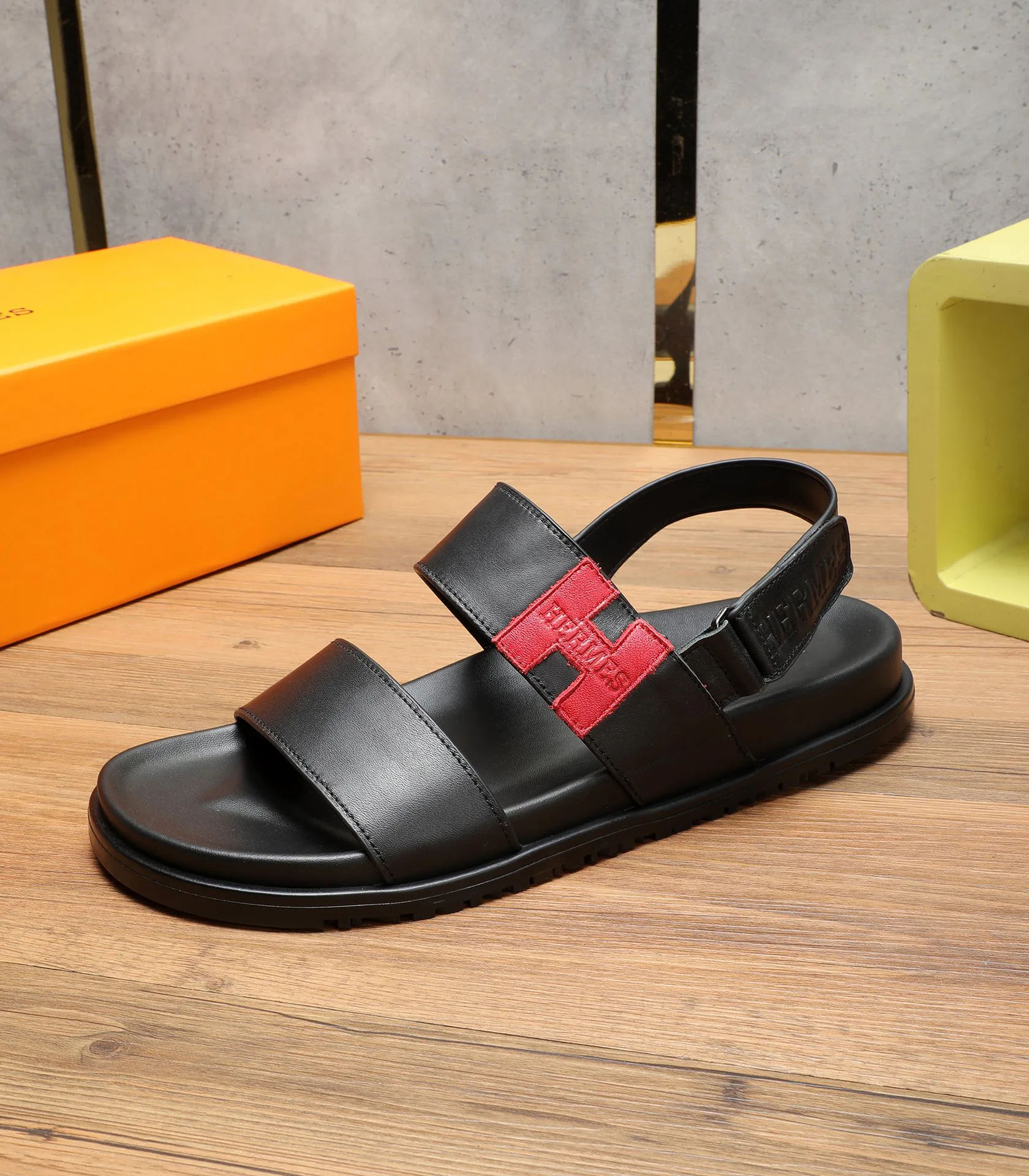 Шлепанцы Мужские Hermes 15540