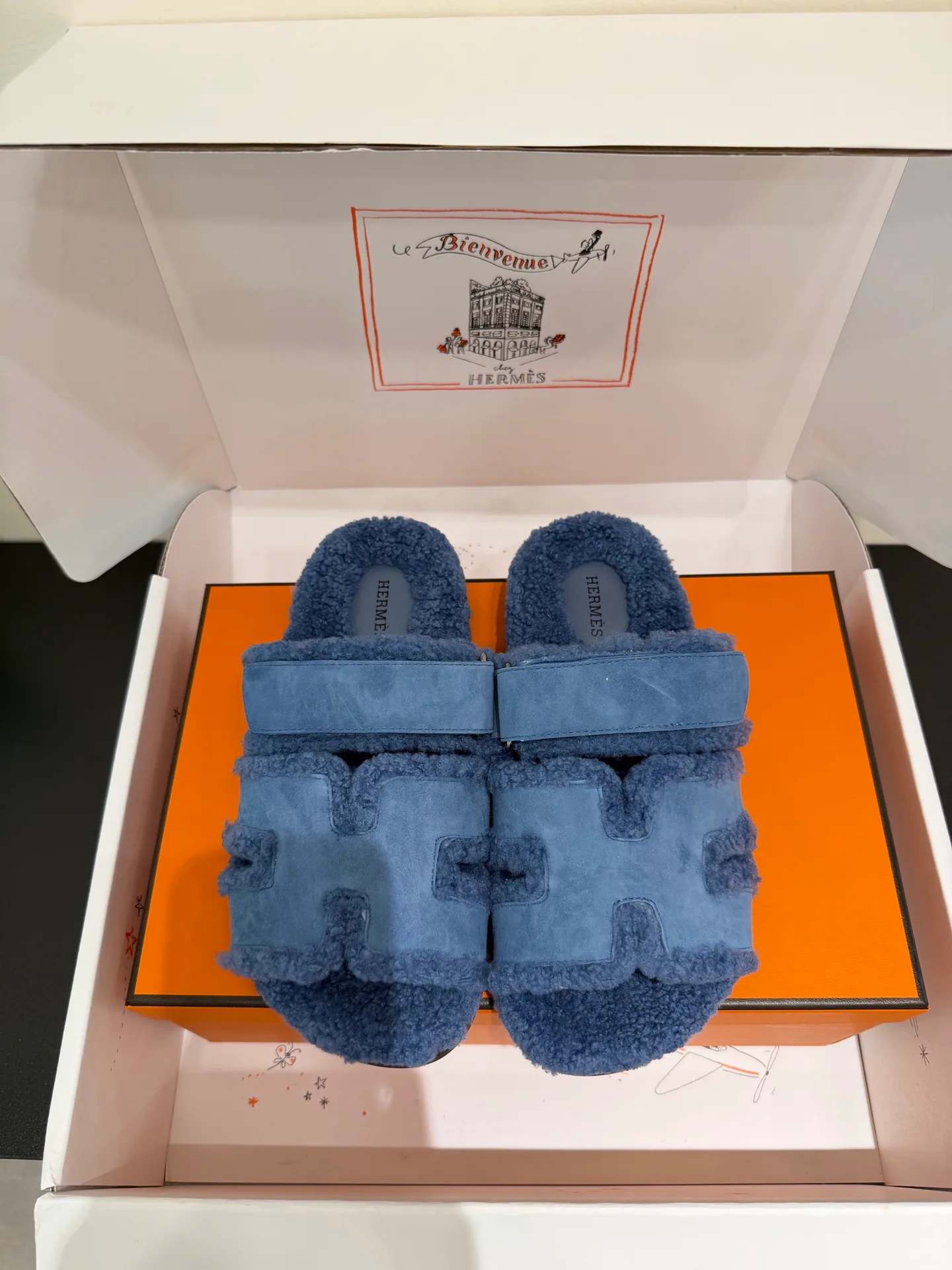 Тапочки Женские Hermes 17956506