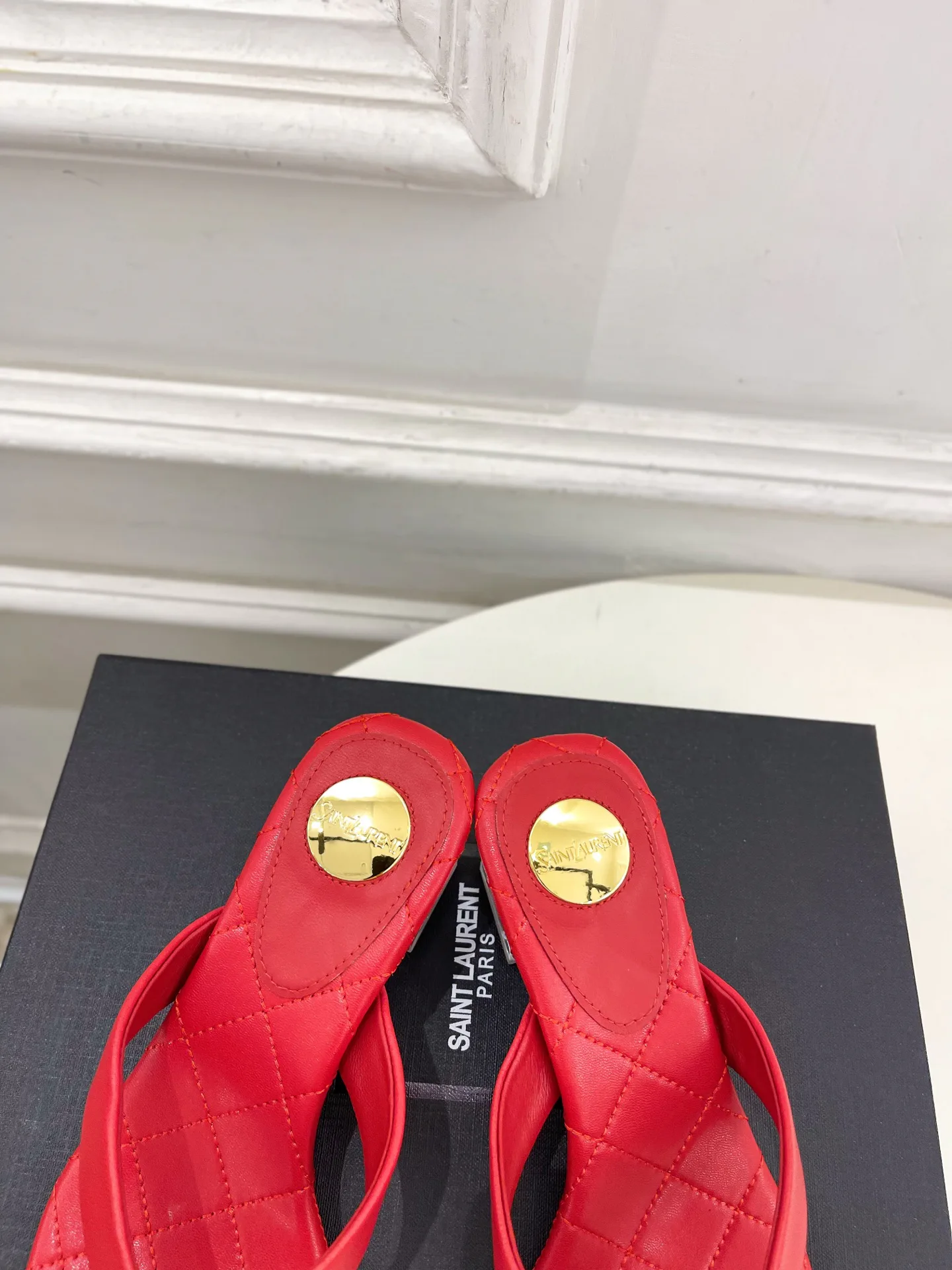 Шлепанцы Женские Saint Laurent 17506892