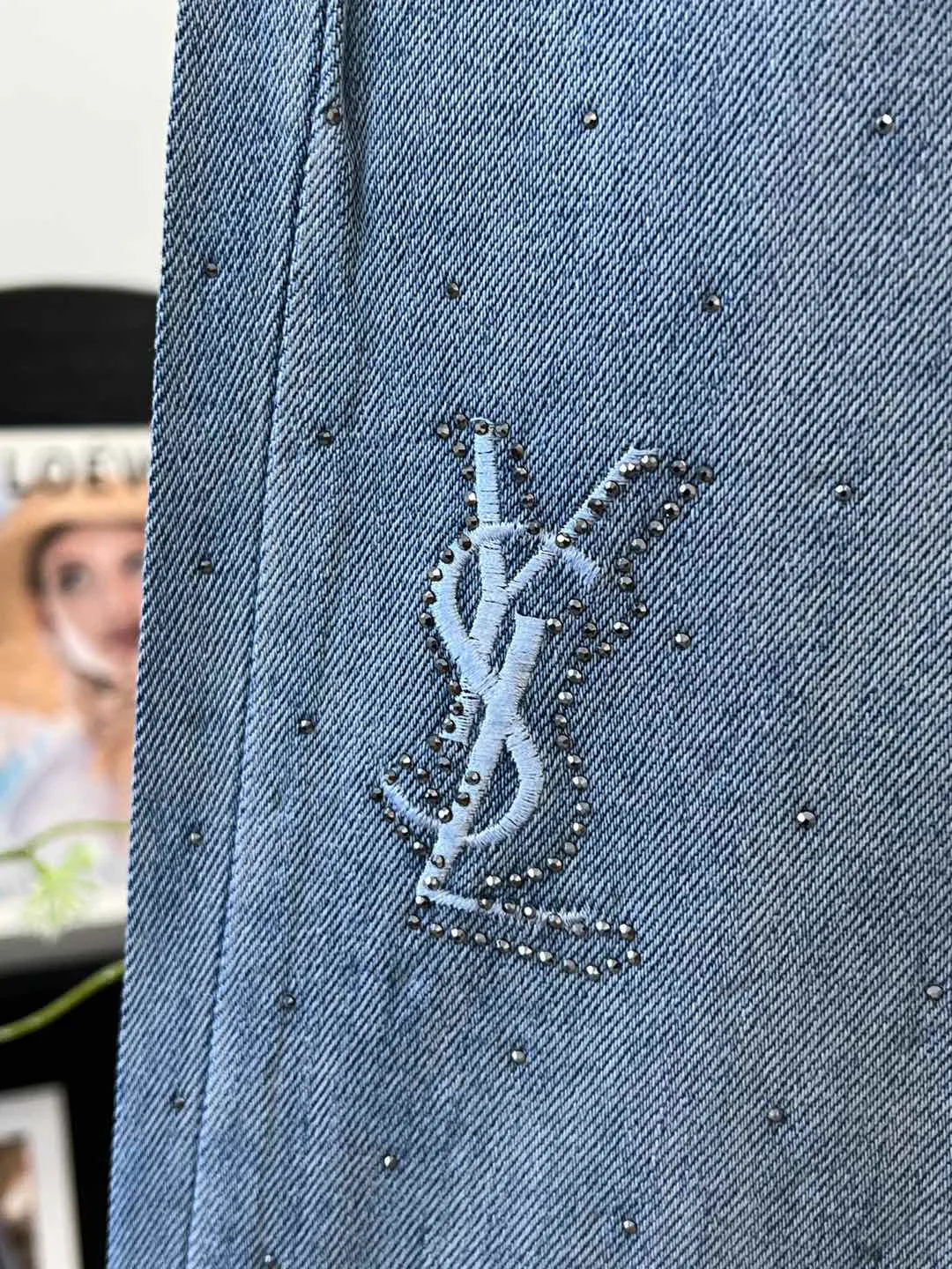 Джинсы Женские Saint Laurent 9858227