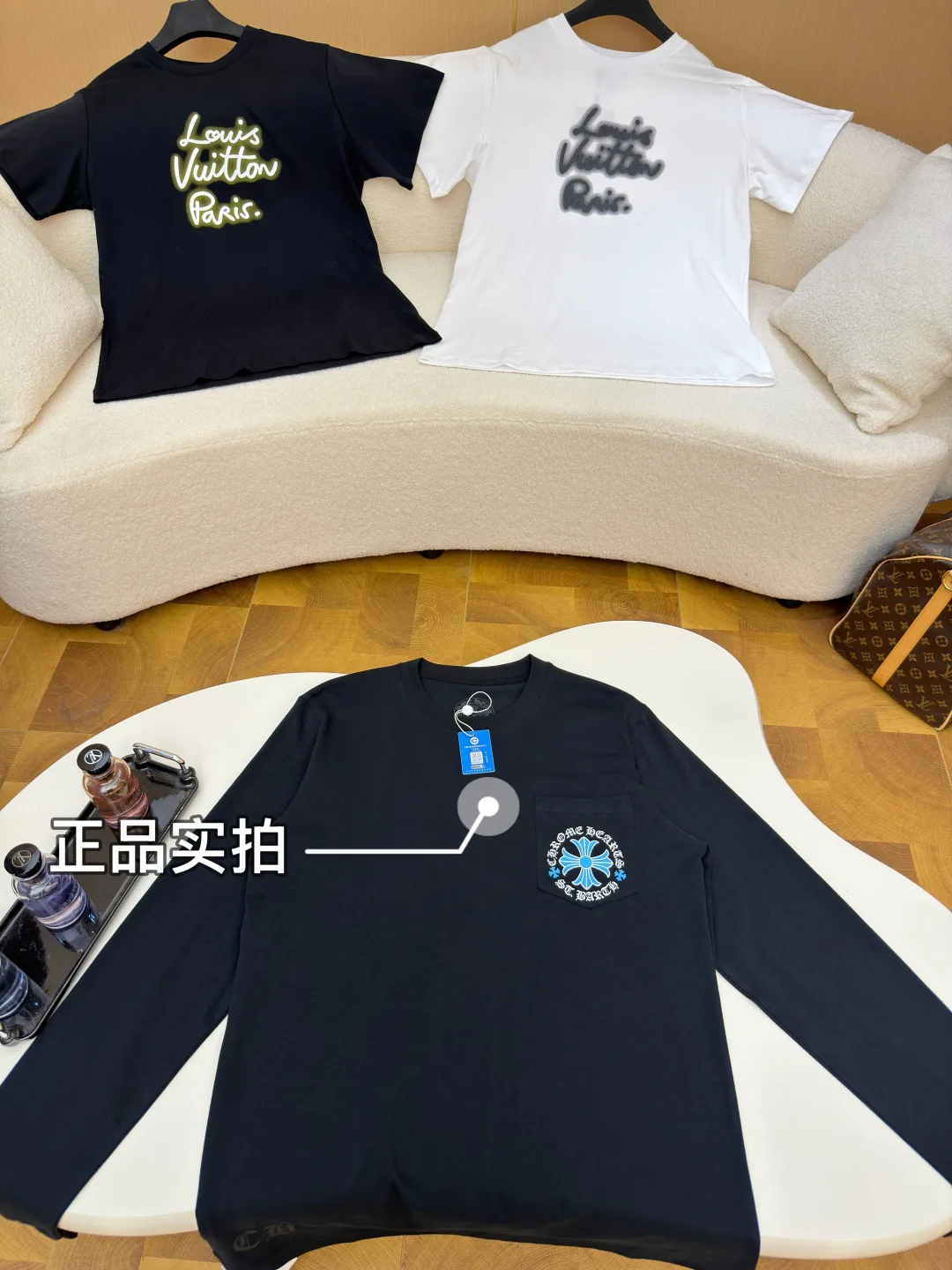 Лонгсливы Мужские Chrome Hearts 11399356