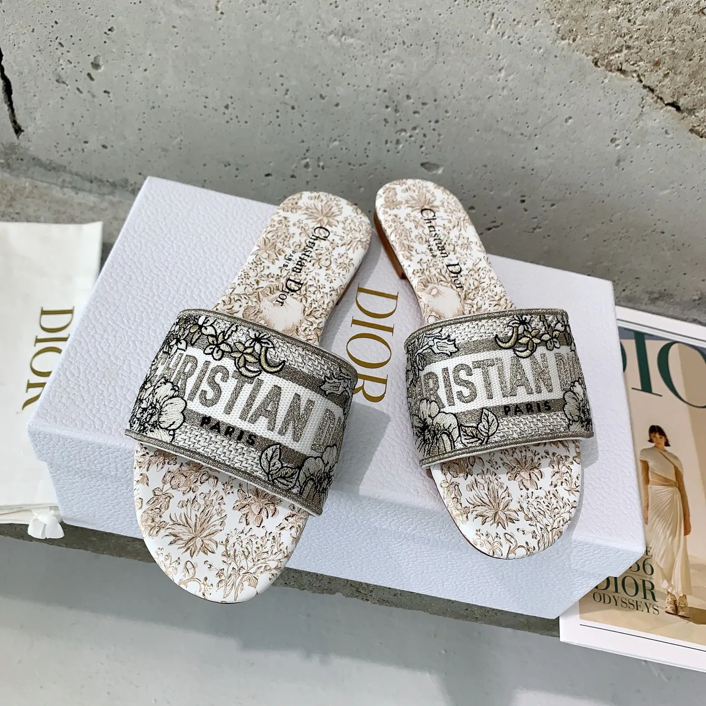 Шлепанцы Женские Christian Dior 32690