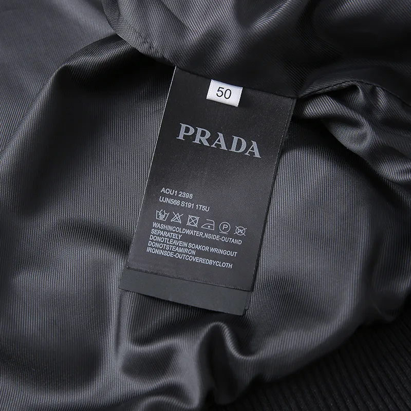 Кожаные Куртки И Дублёнки Мужские Prada 1309628
