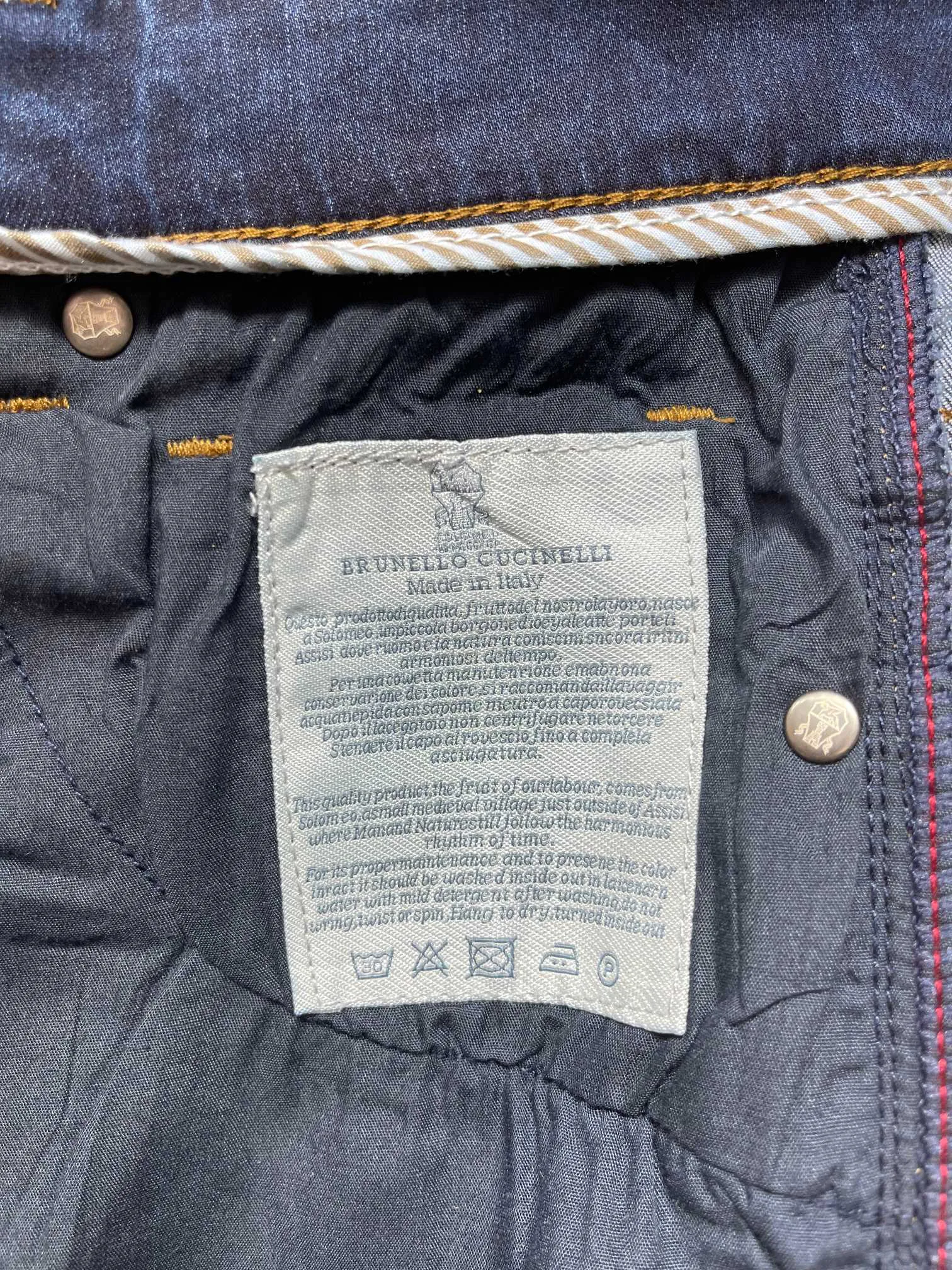 Джинсы Мужские Brunello Cucinelli 12551693