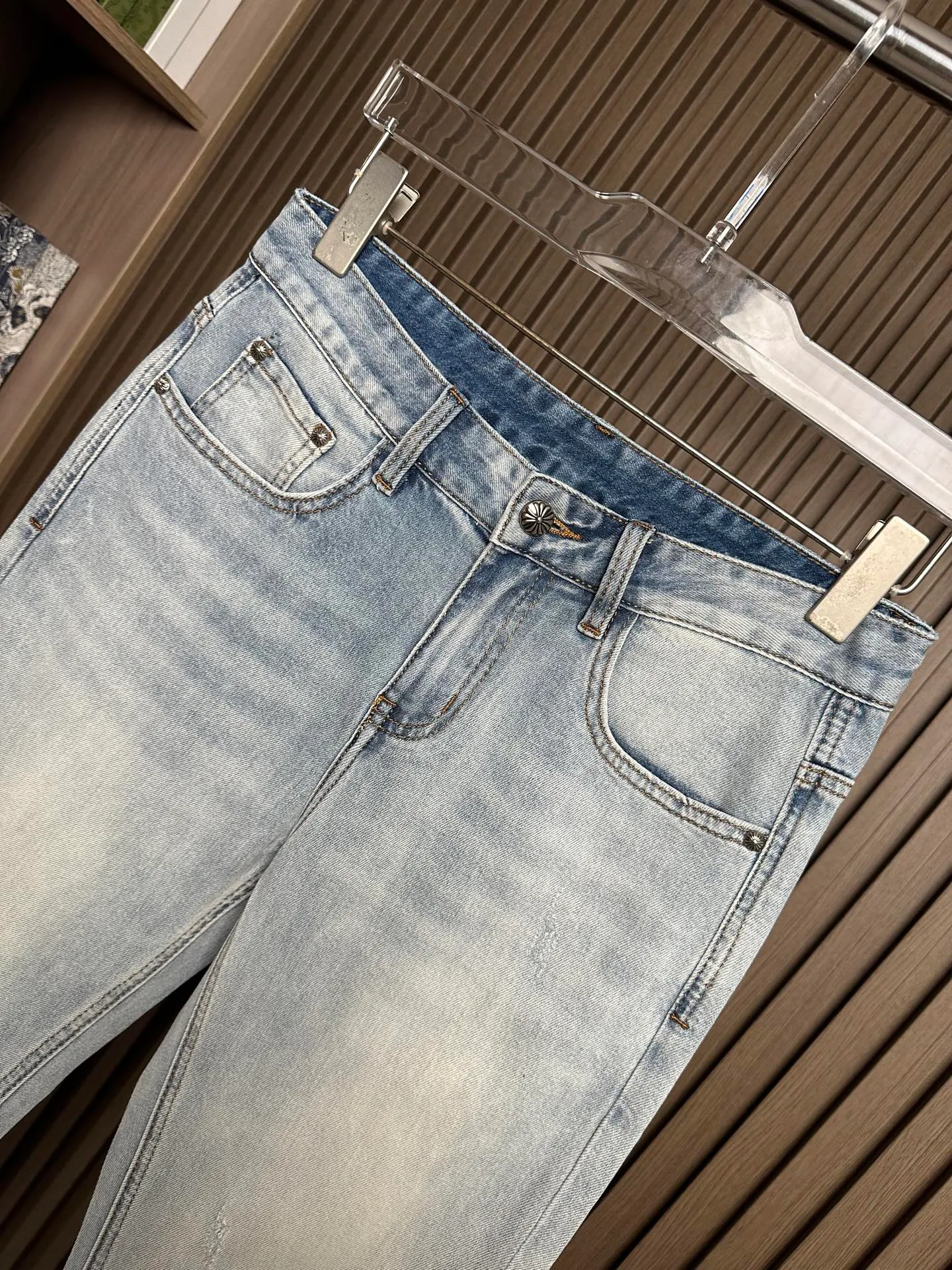 Джинсы Женские Chrome Hearts 12192772