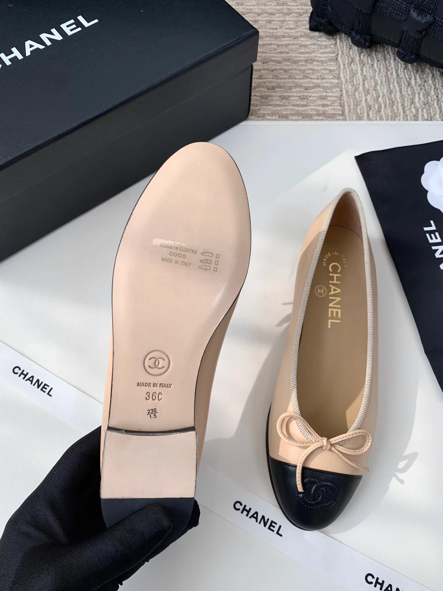 Балетки Женские Chanel 73537