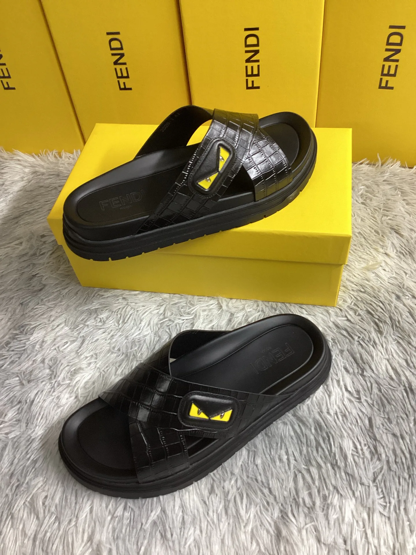Шлепанцы Мужские Fendi 13353282