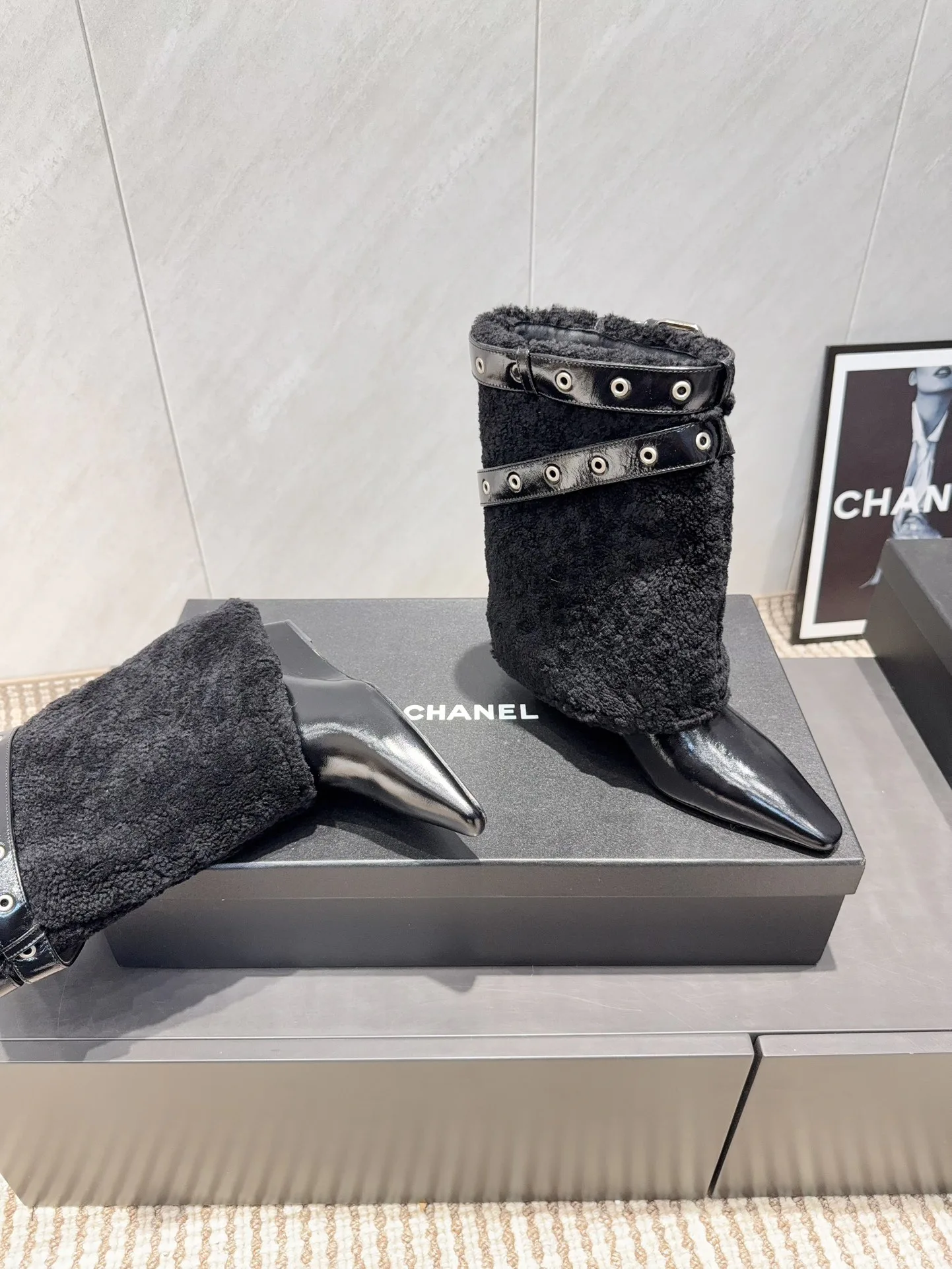 Ботинки Женские Chanel 257239