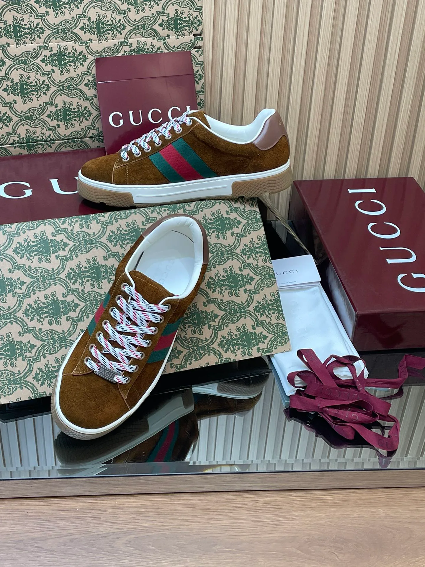 Кроссовки Мужские Gucci 3443597