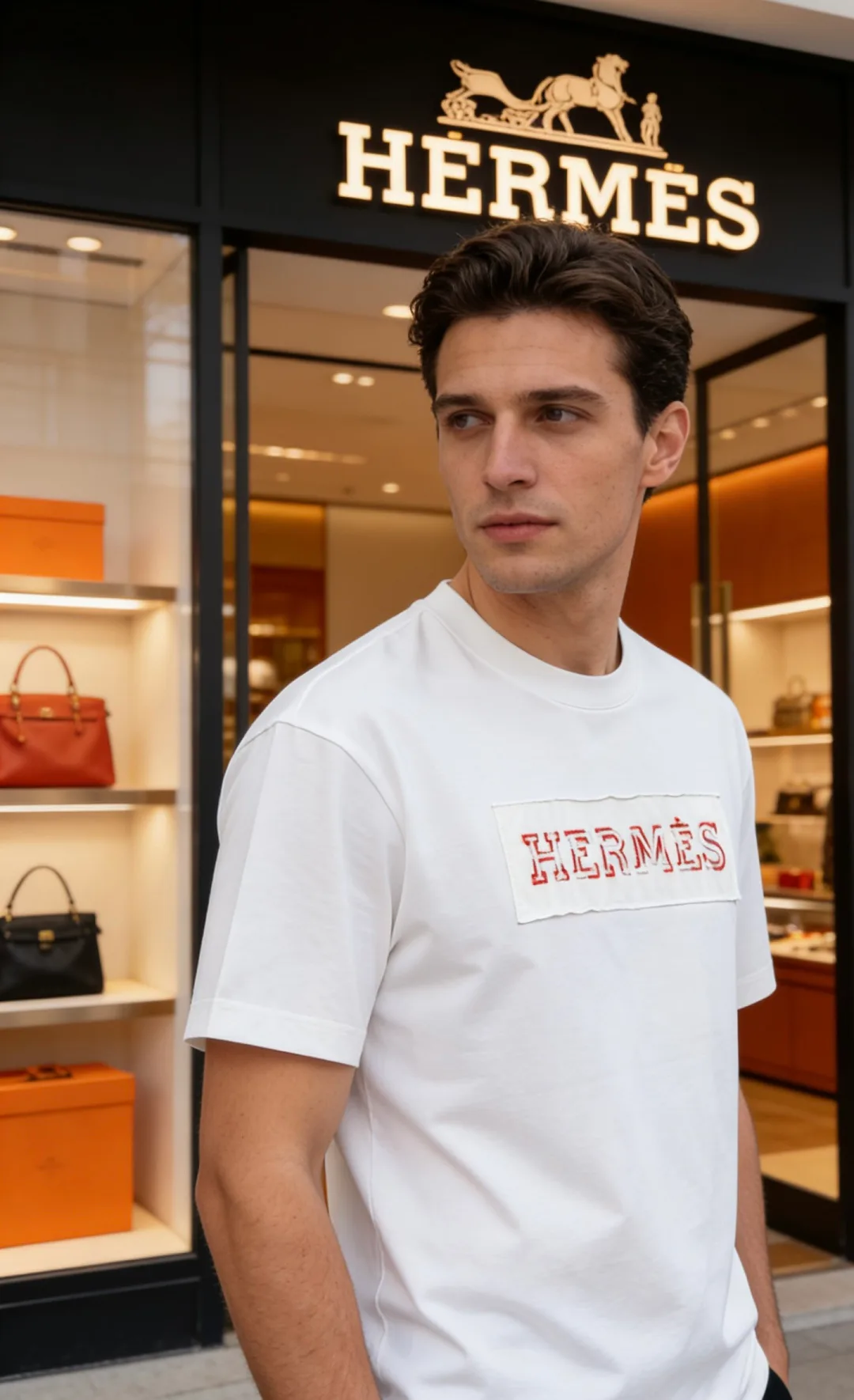 Футболки Мужские Hermes 13442019