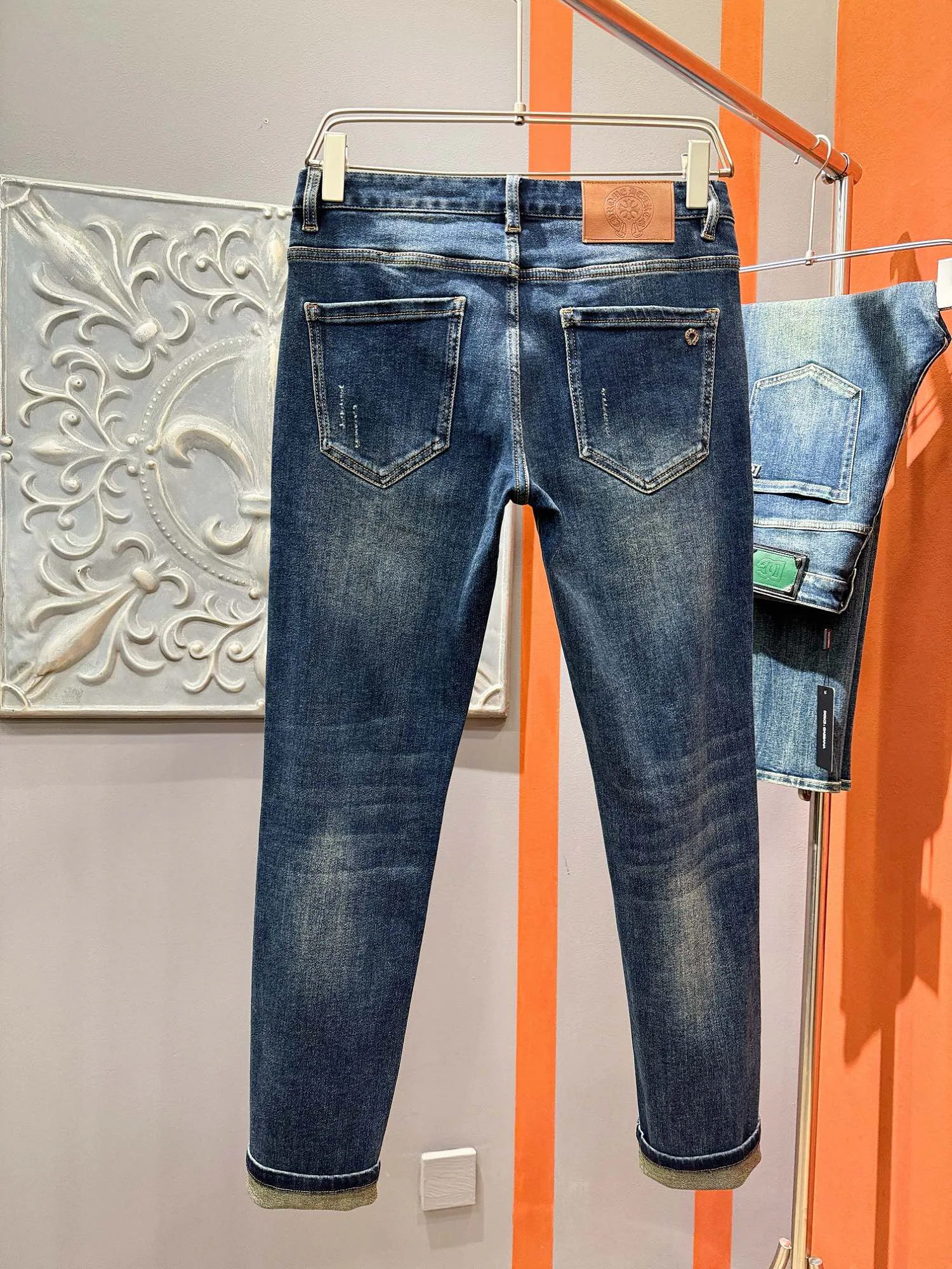 Джинсы Мужские Chrome Hearts 123579