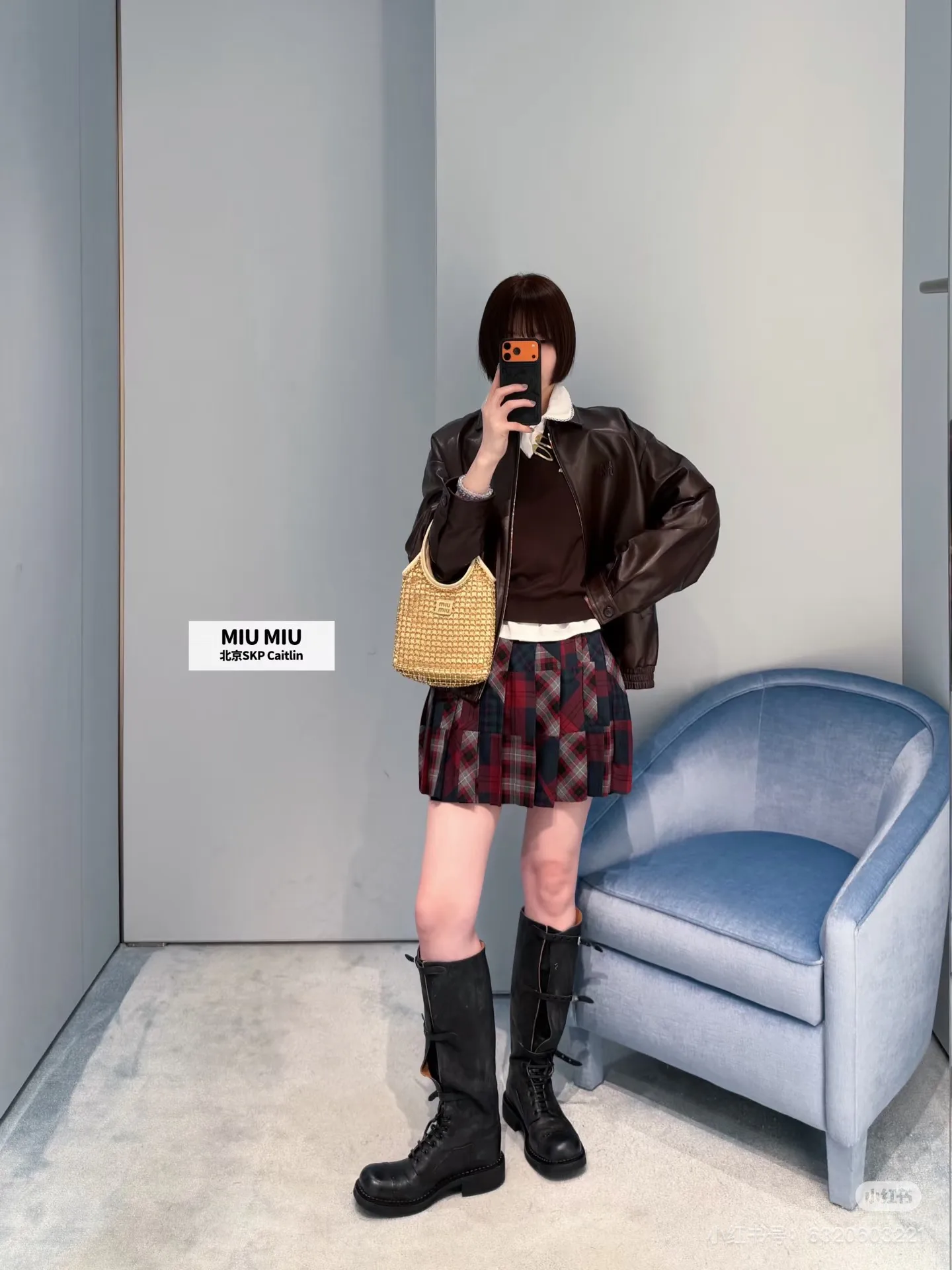 Кожаные Куртки И Дублёнки Женские Miu Miu 4960630