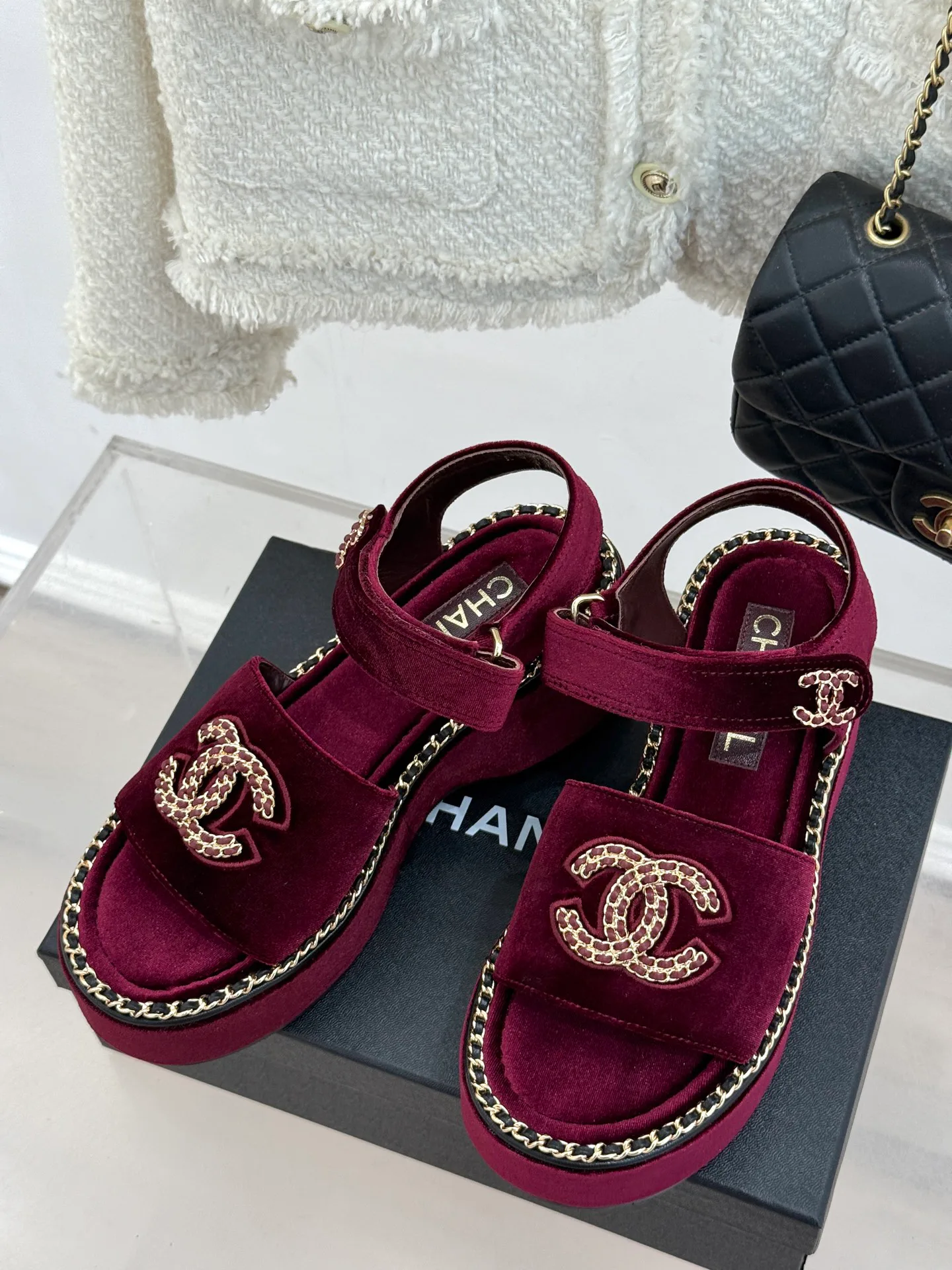 Сандалии Женские Chanel 3425661