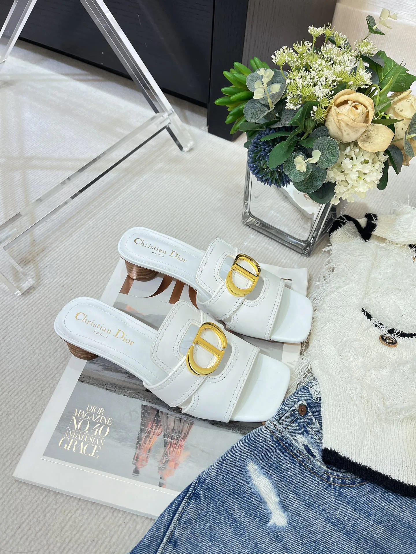 Босоножки Женские Christian Dior 22619