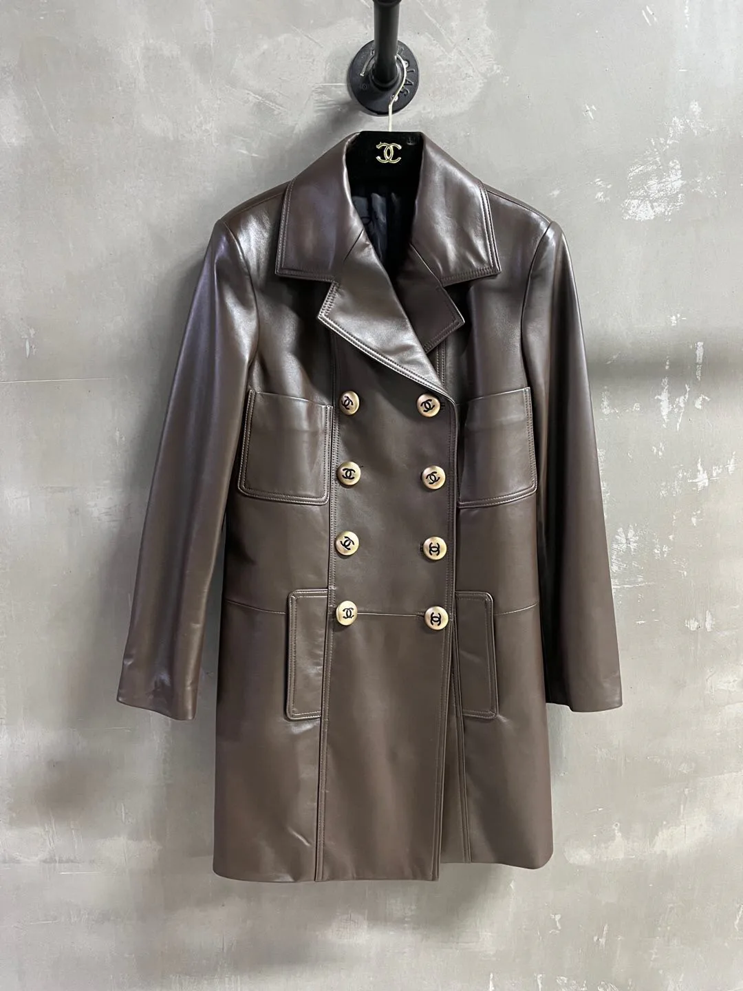 Кожаные Куртки И Дублёнки Женские Chanel 18172743