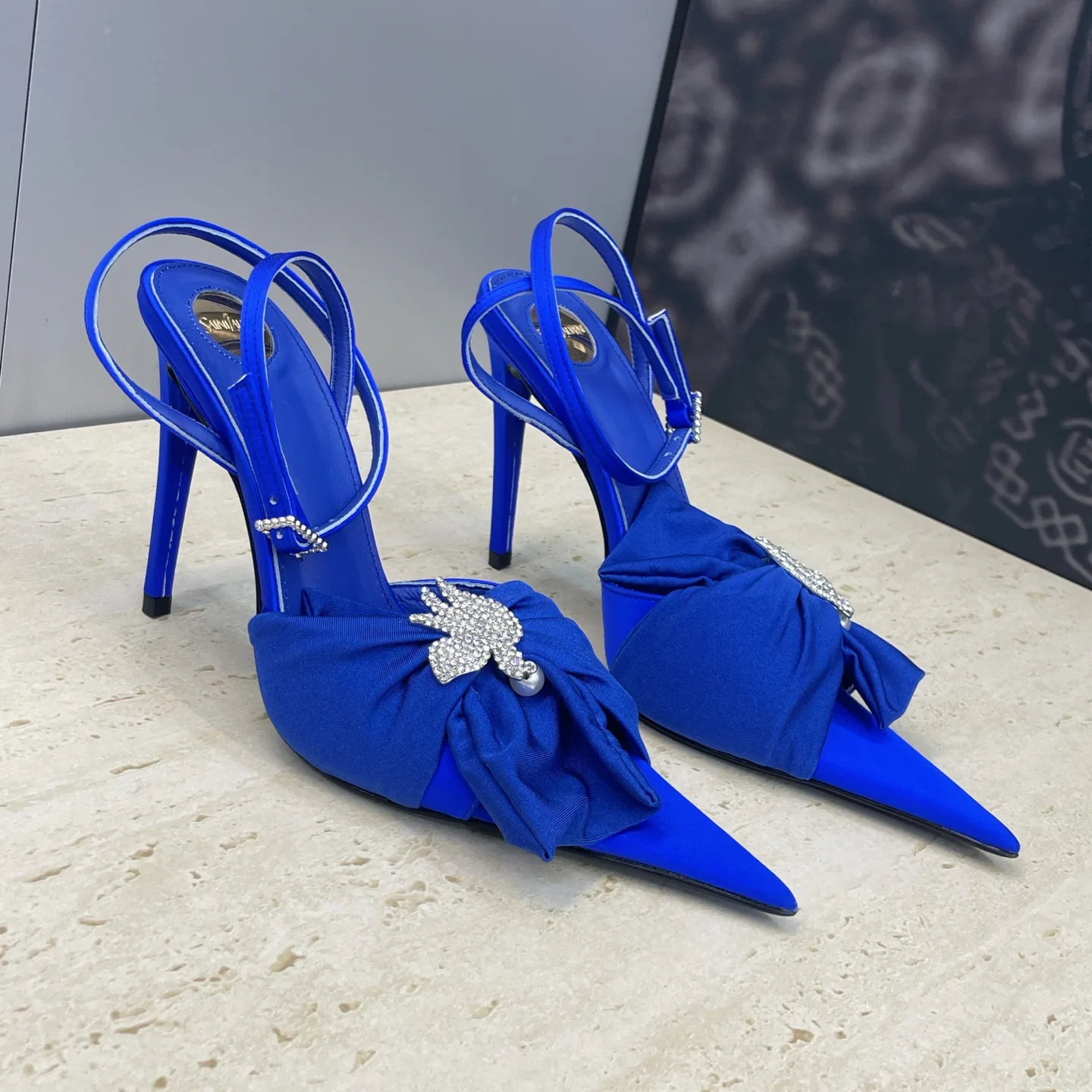 Босоножки Женские Saint Laurent 3009073