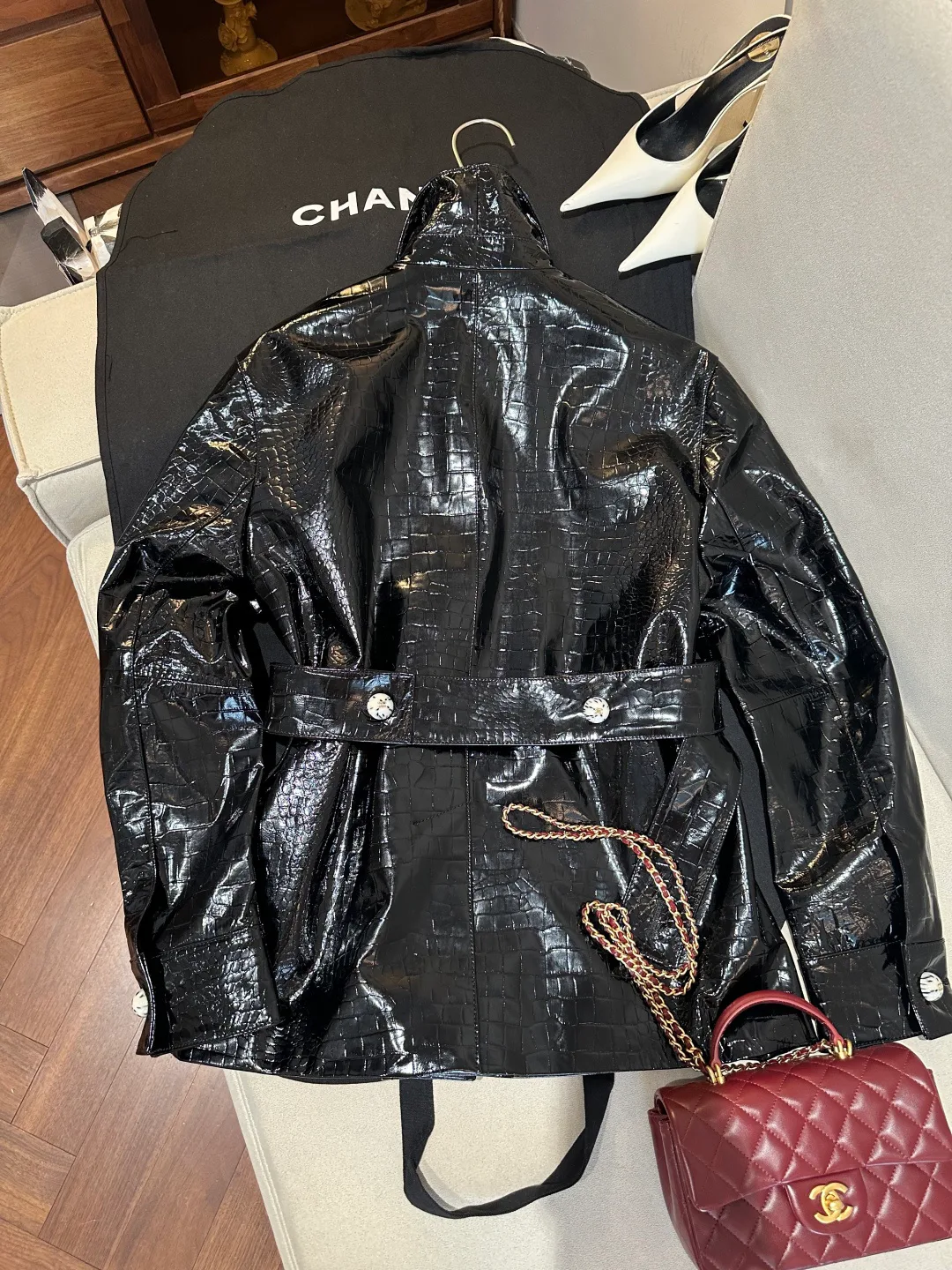 Кожаные Куртки И Дублёнки Женские Chanel 18637909