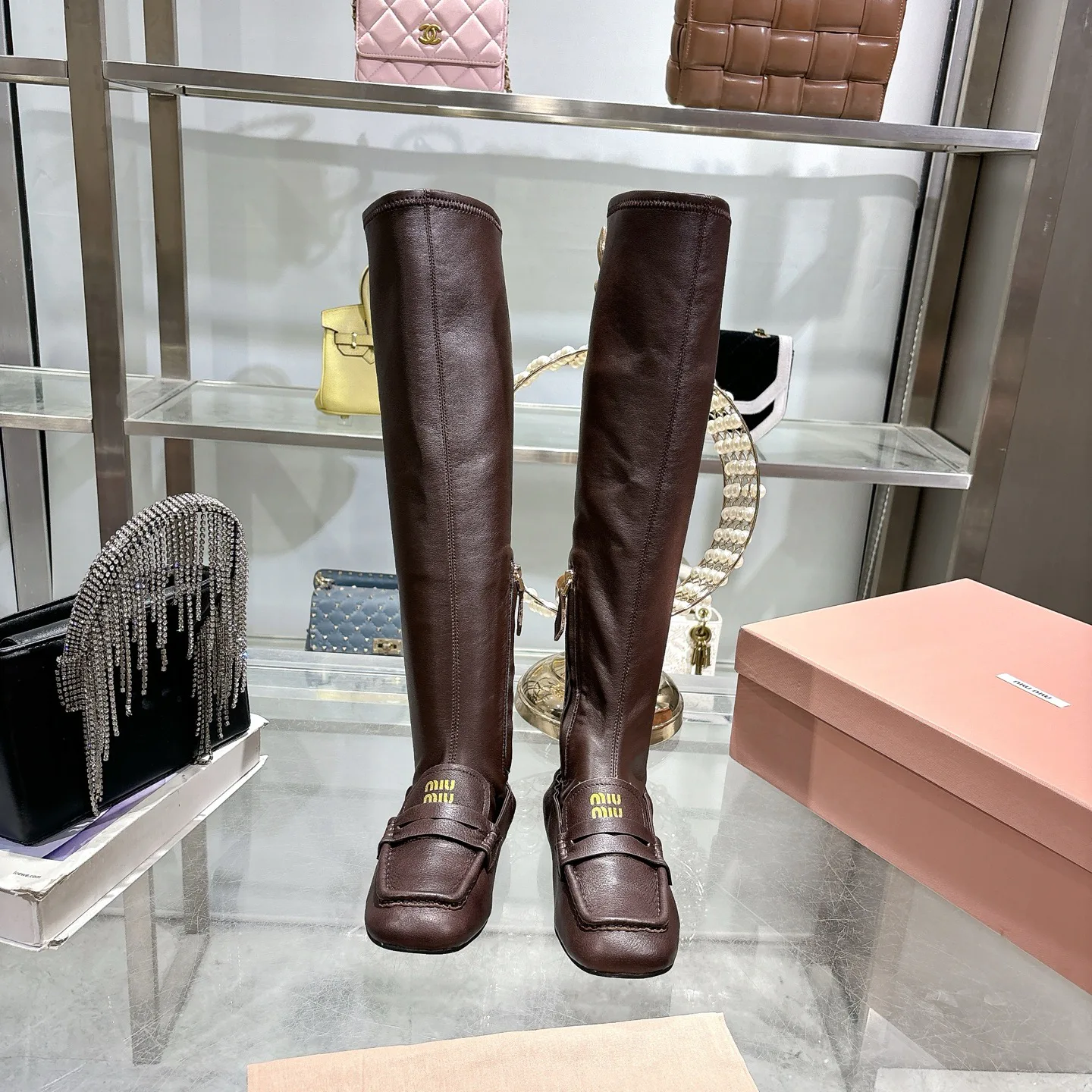 Сапоги Женские Miu Miu 347866