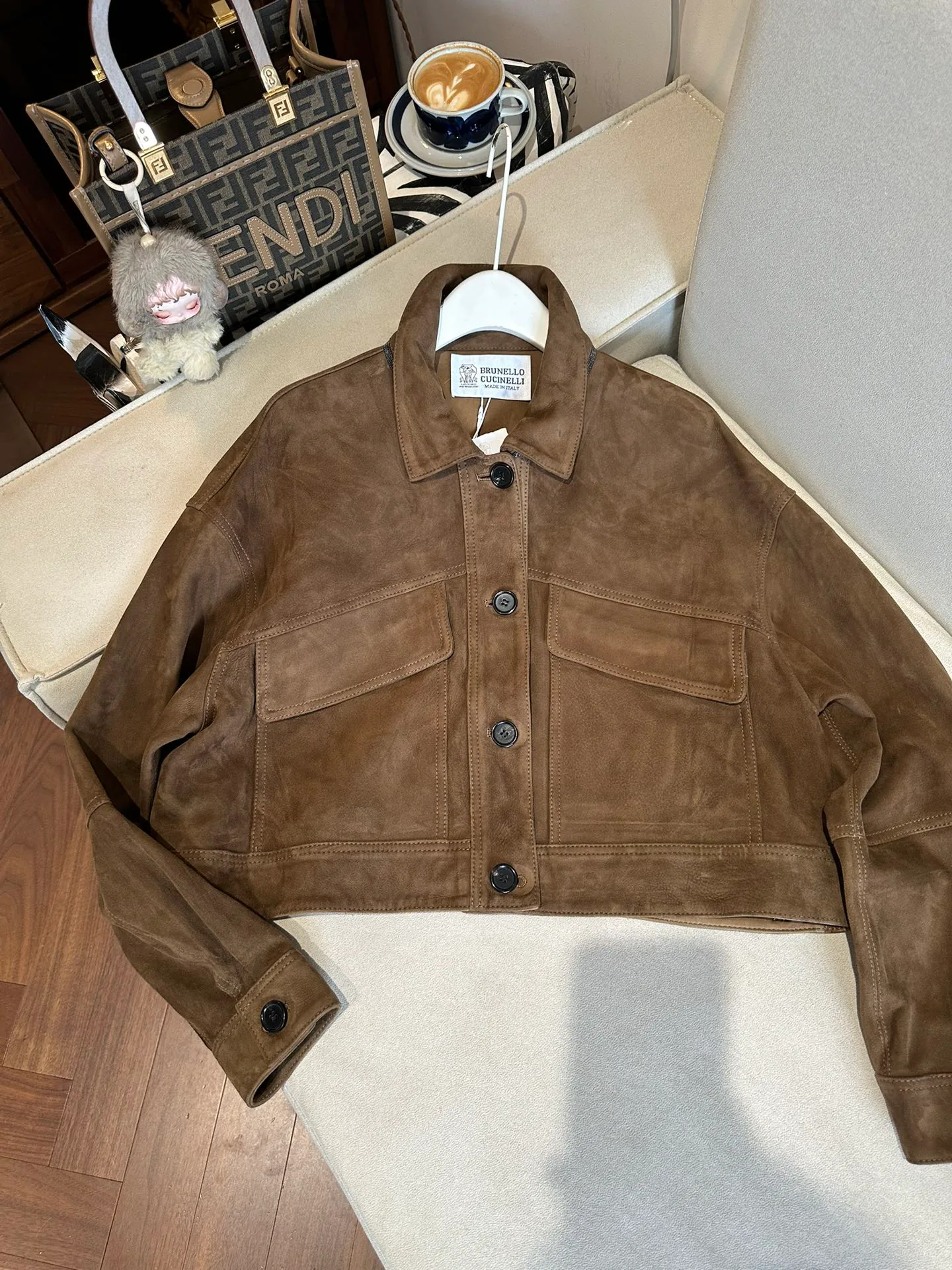 Кожаные Куртки И Дублёнки Женские Brunello Cucinelli 10867312