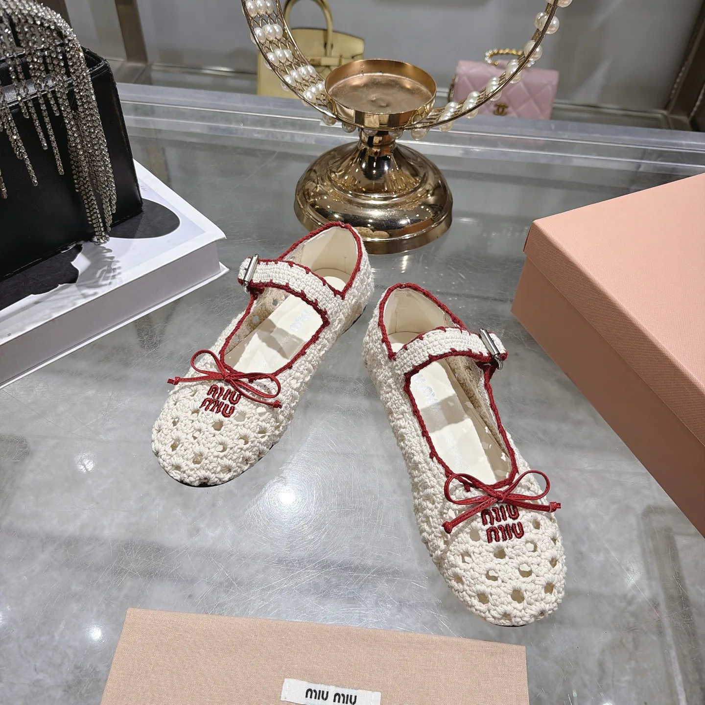 Балетки Женские Miu Miu 16964693