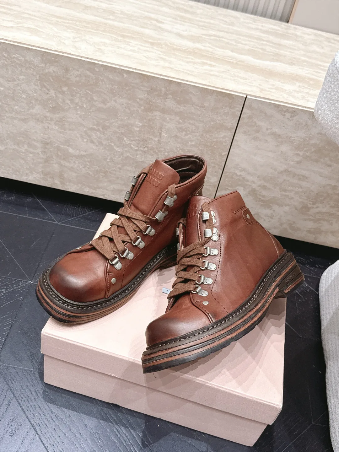 Ботинки Женские Miu Miu 18025630
