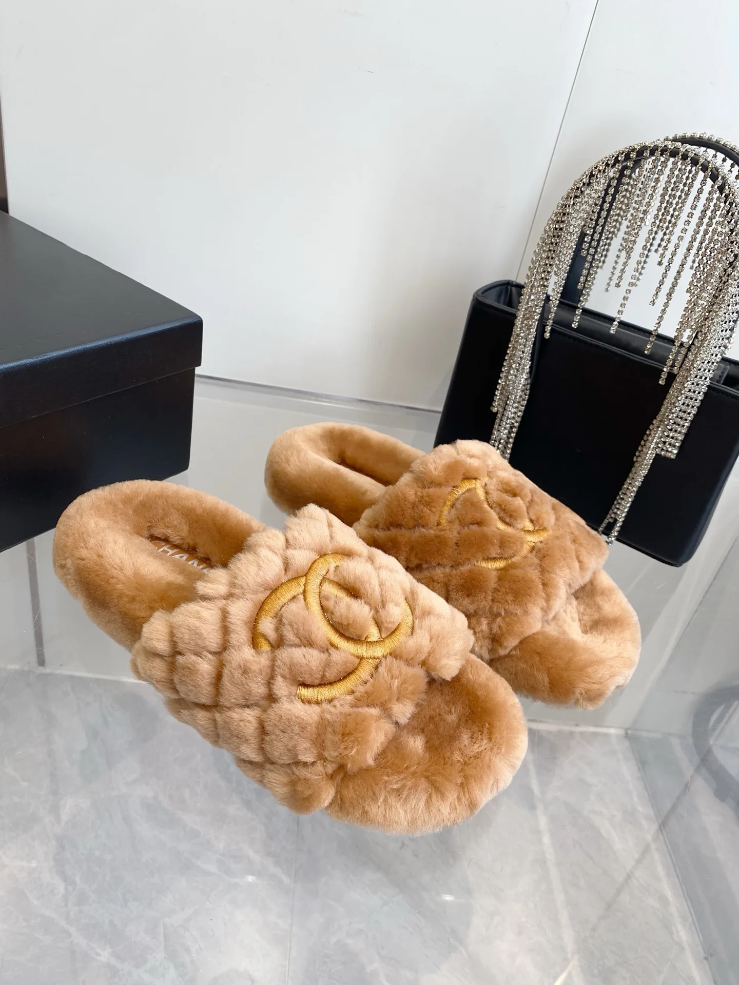 Тапочки Женские Chanel 94768