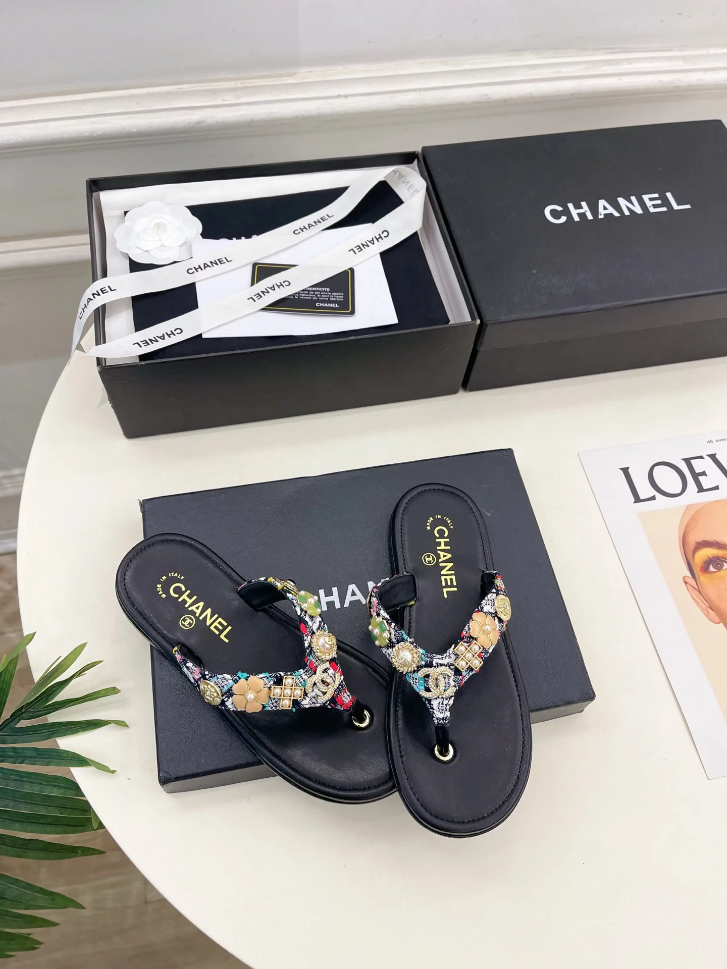 Шлепанцы Женские Chanel 4515847