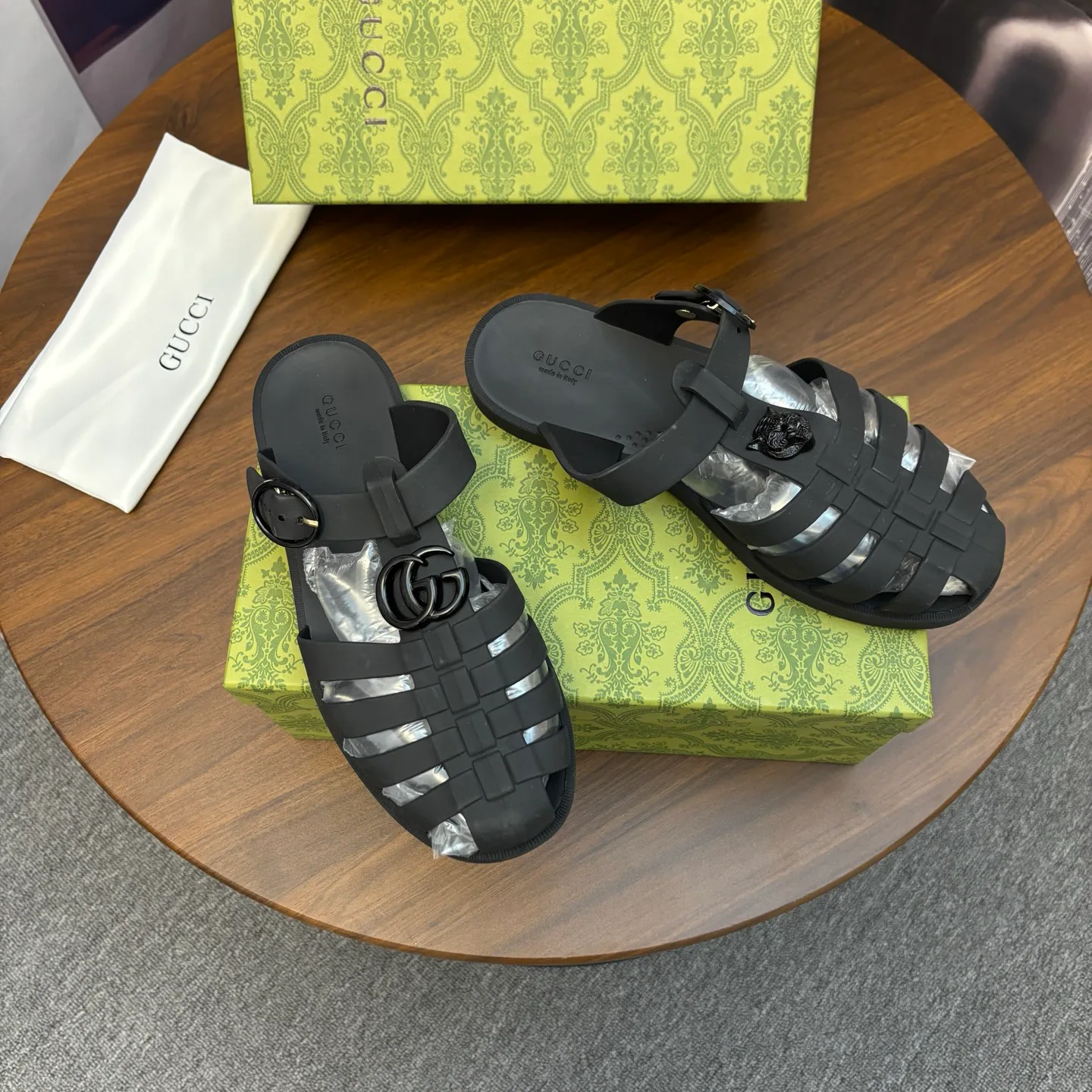 Шлепанцы Женские Gucci 493961