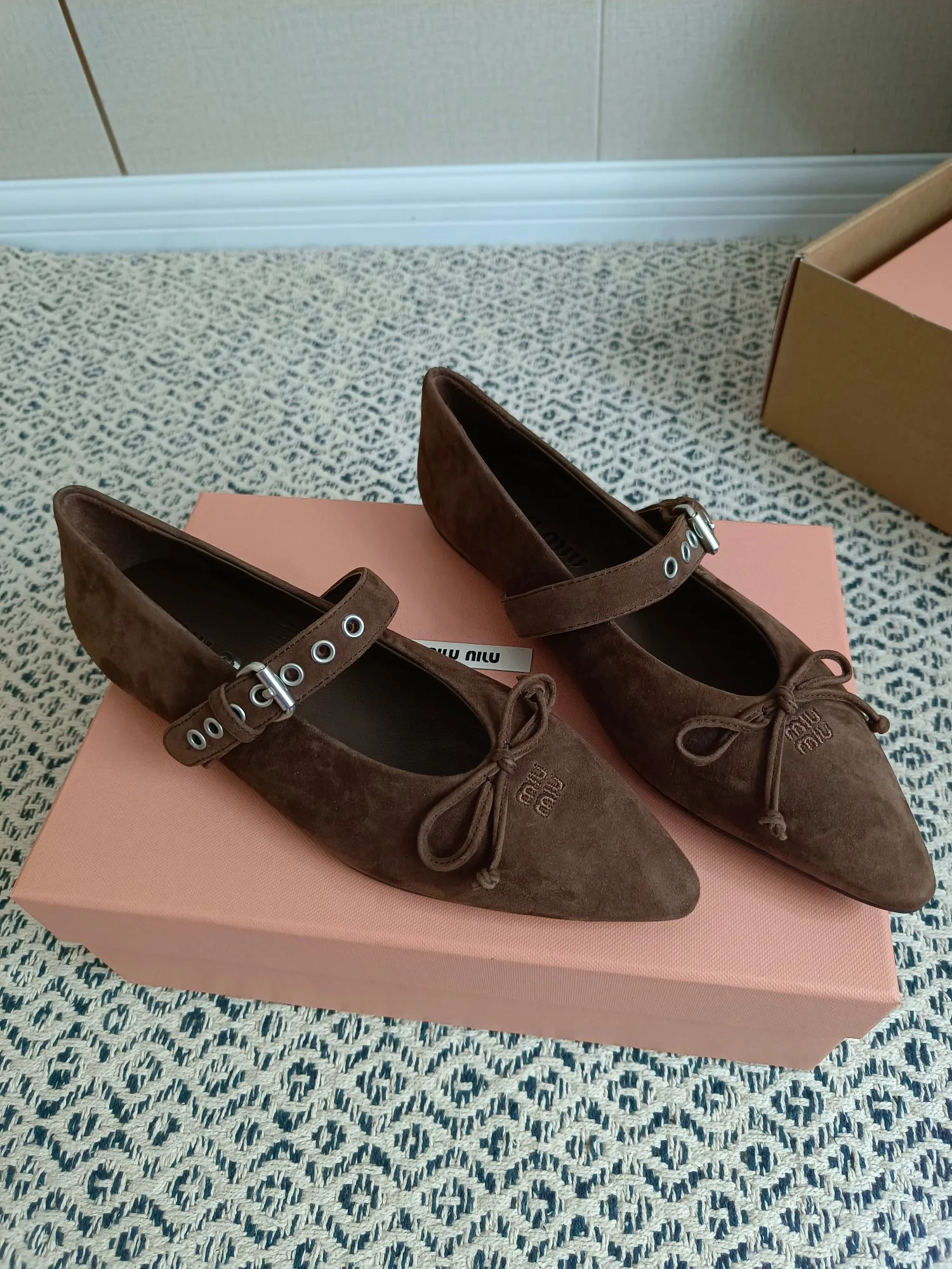 Балетки Женские Miu Miu 19275190