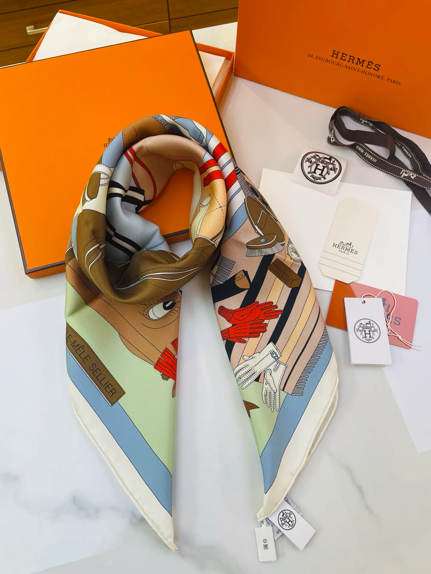 Шарфы Hermes 31112