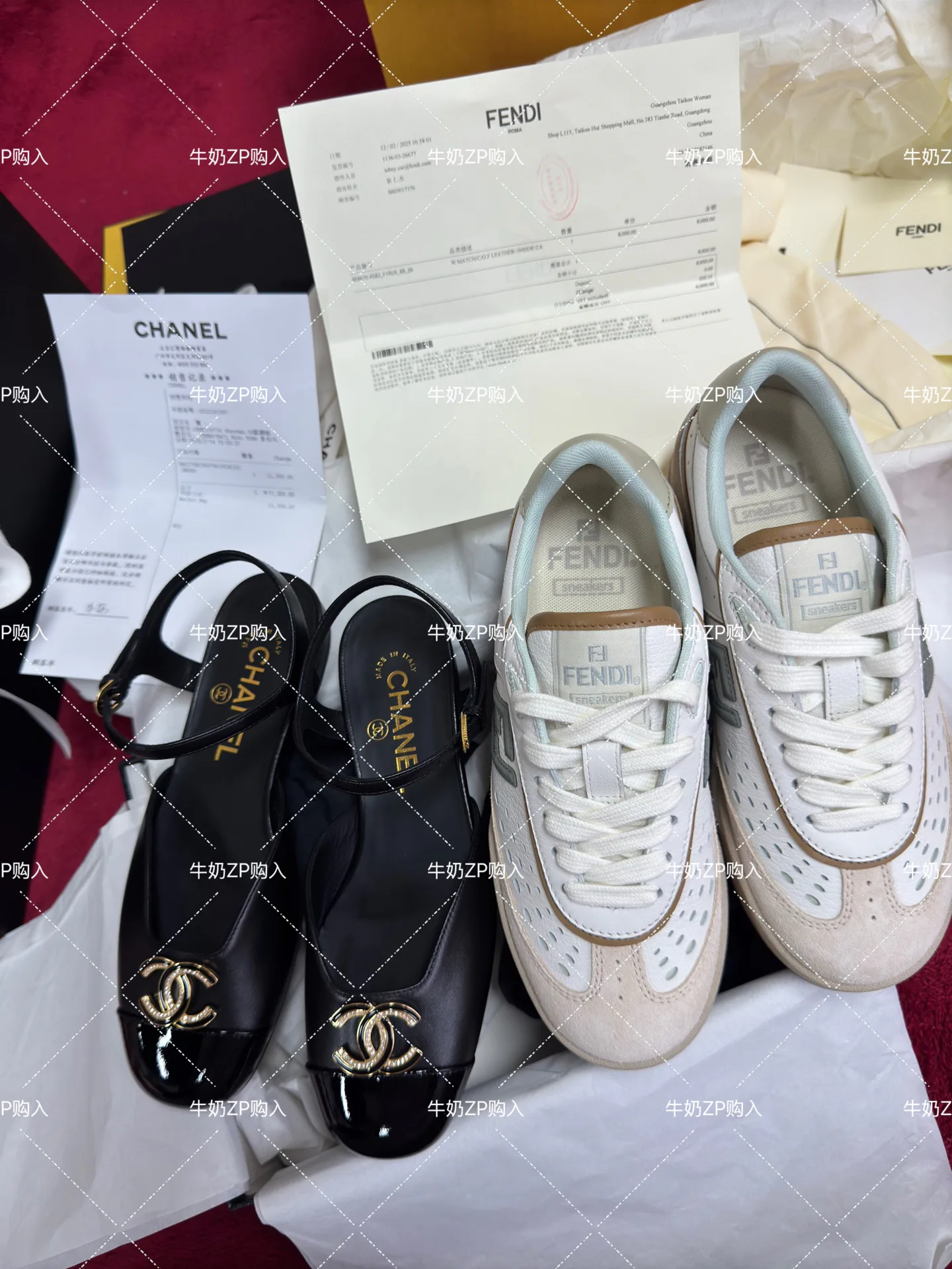 Кроссовки Женские Fendi 8925