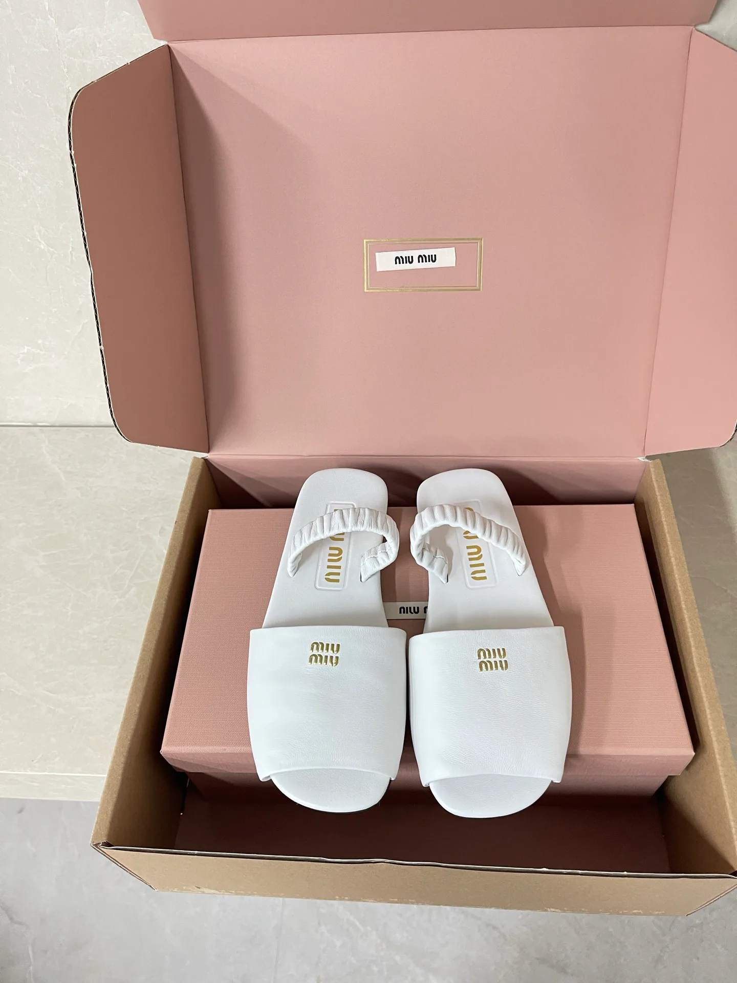 Шлепанцы Женские Miu Miu 31039