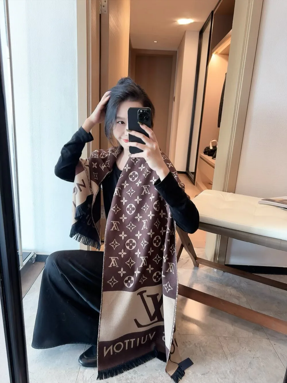 Шарфы Louis Vuitton 91020