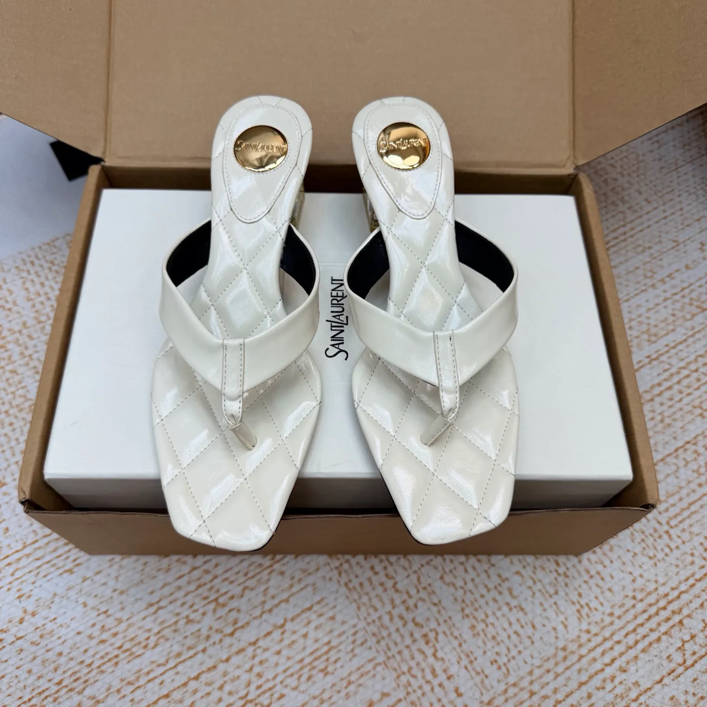 Босоножки Женские Saint Laurent 17646615