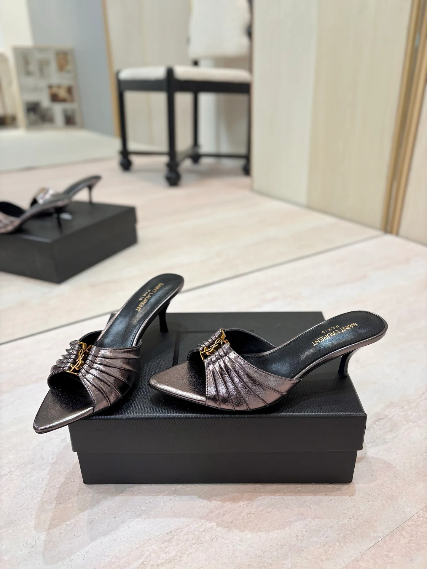 Мюли И Сабо Женские Saint Laurent 17476032