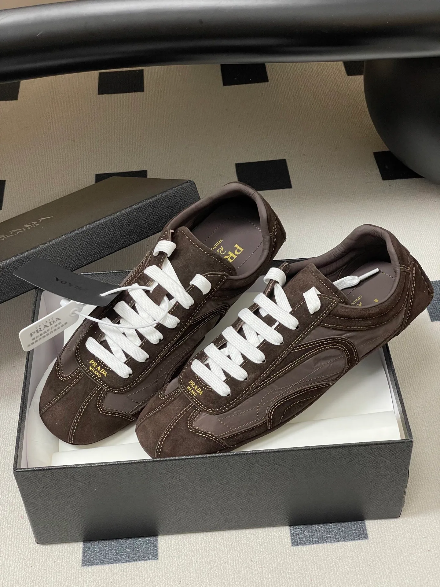 Кроссовки Женские Prada 9700338