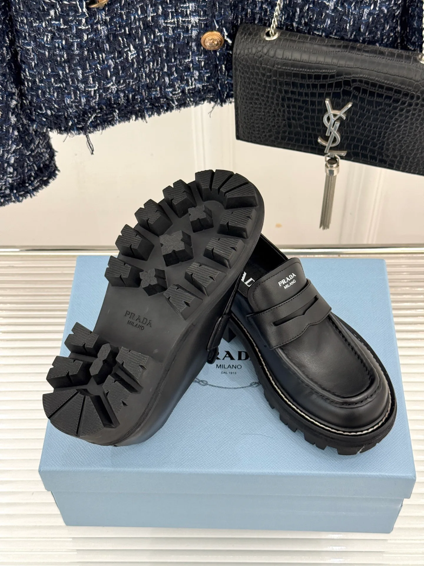 Лоферы И Мокасины Женские Prada 18780372