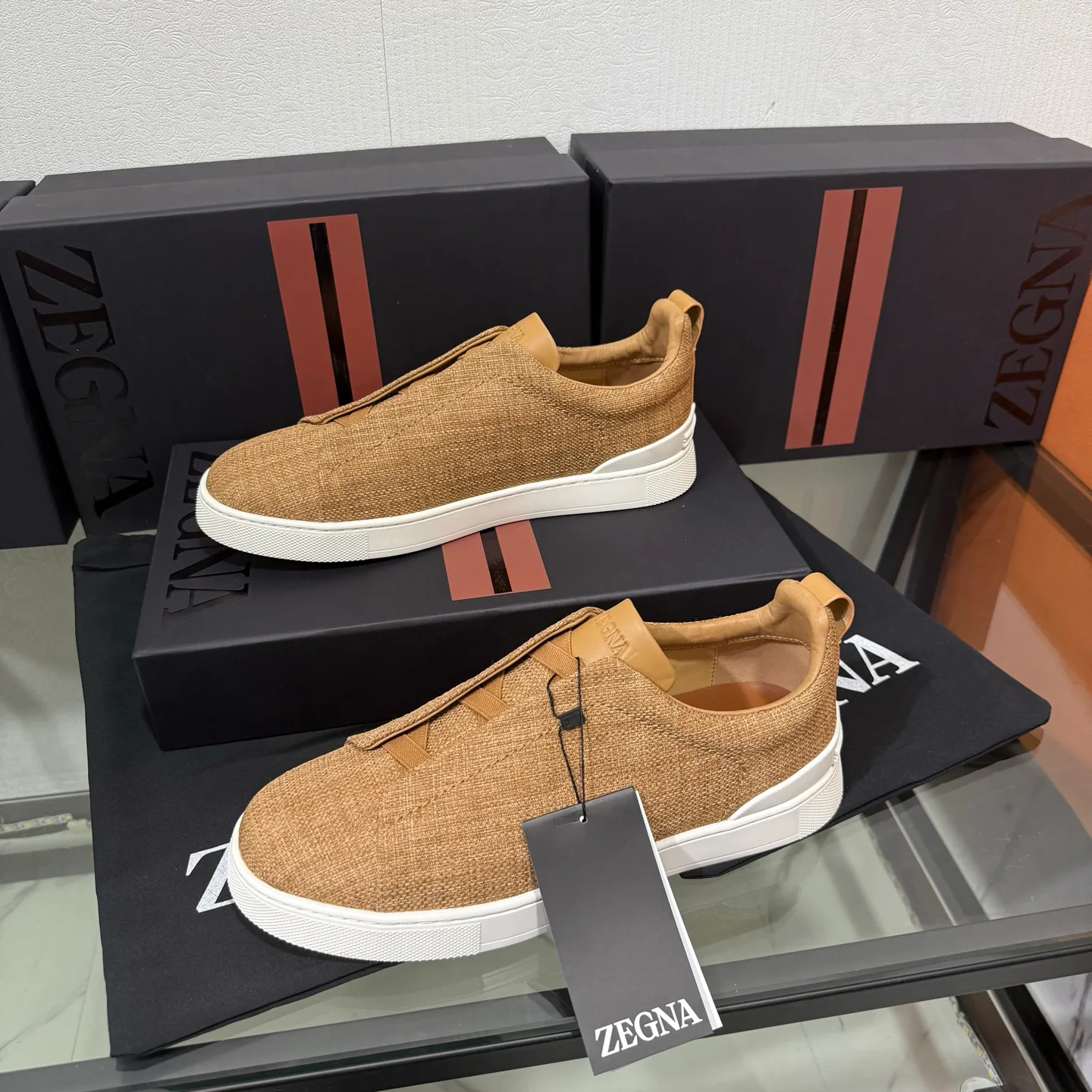 Кеды Мужские Zegna 373930